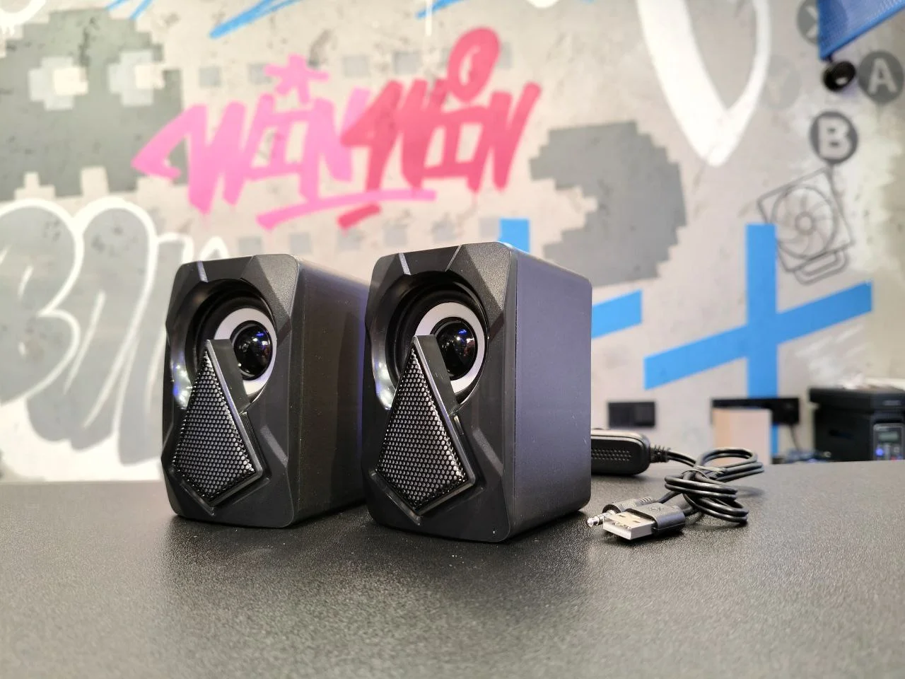 Колонки для компьютера Energy Power X2 c подсветкой - миниатюра 2