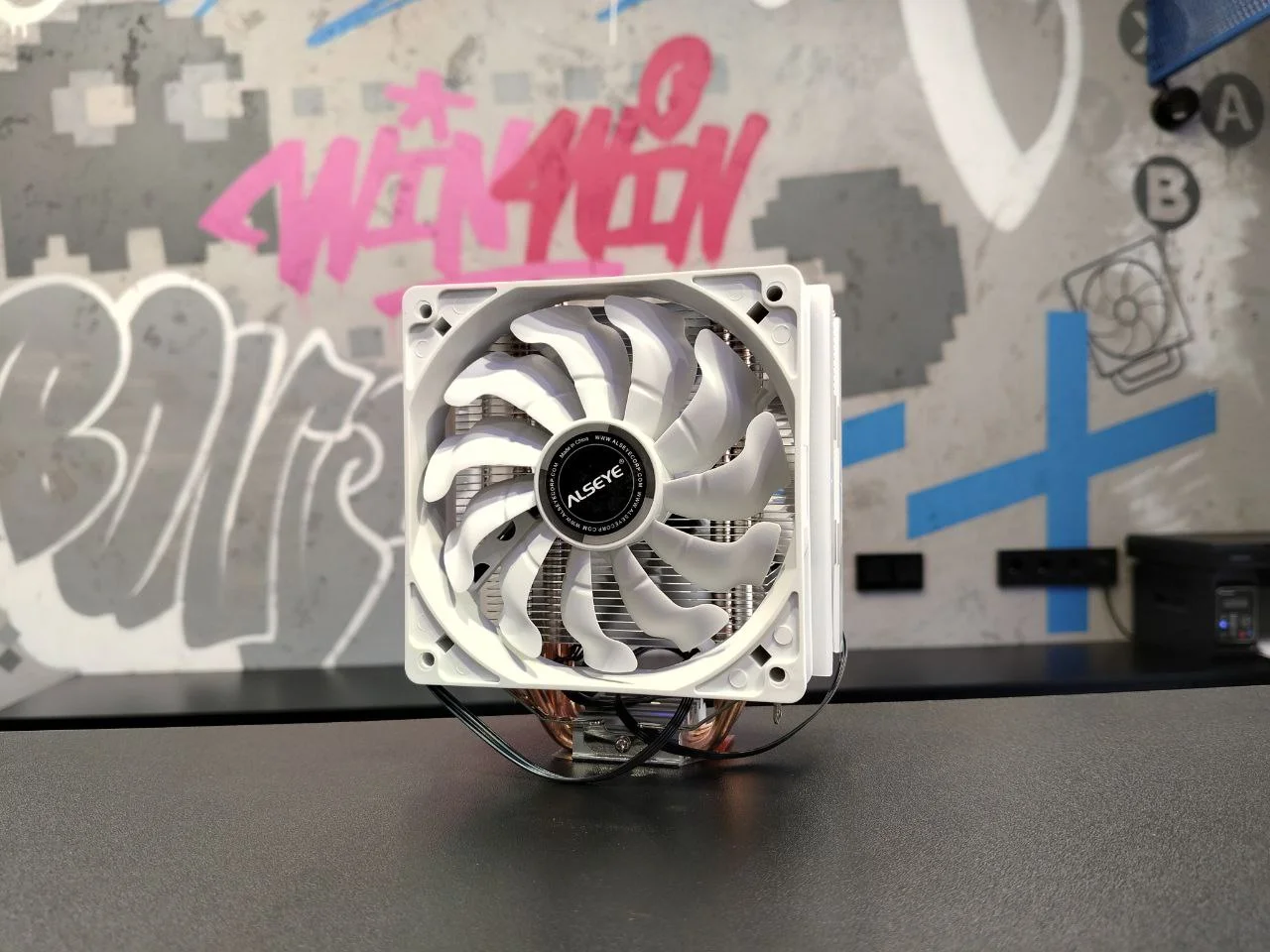 Новый башенный кулер Alseye S120D white tdp160 - миниатюра 5