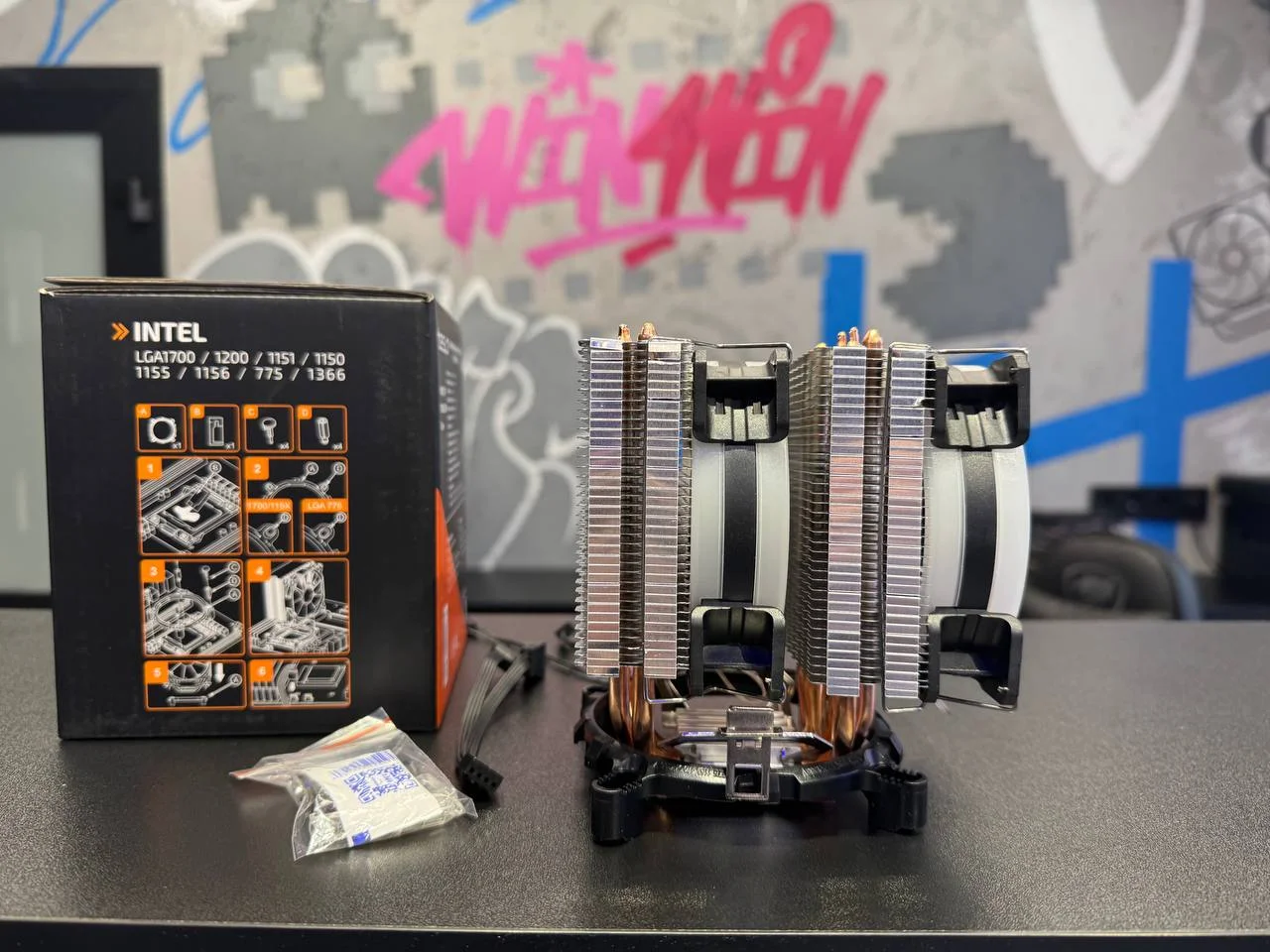 Кулер для процессора TESLA 620 RGB TDP 180w - миниатюра 2
