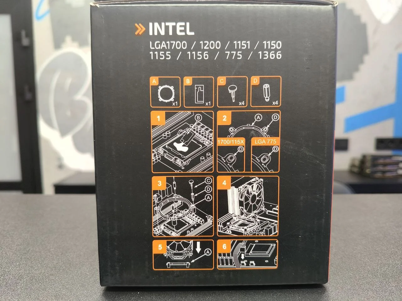 Кулер для процессора TESLA 620 RGB TDP 180w - миниатюра 6