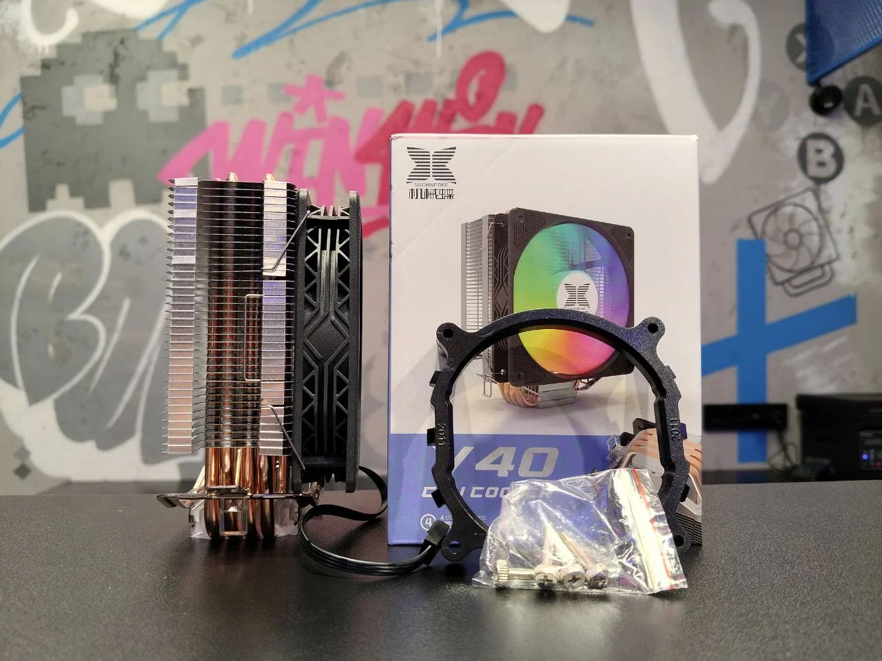 Новый башенный кулер V40 150вт RGB - миниатюра 3