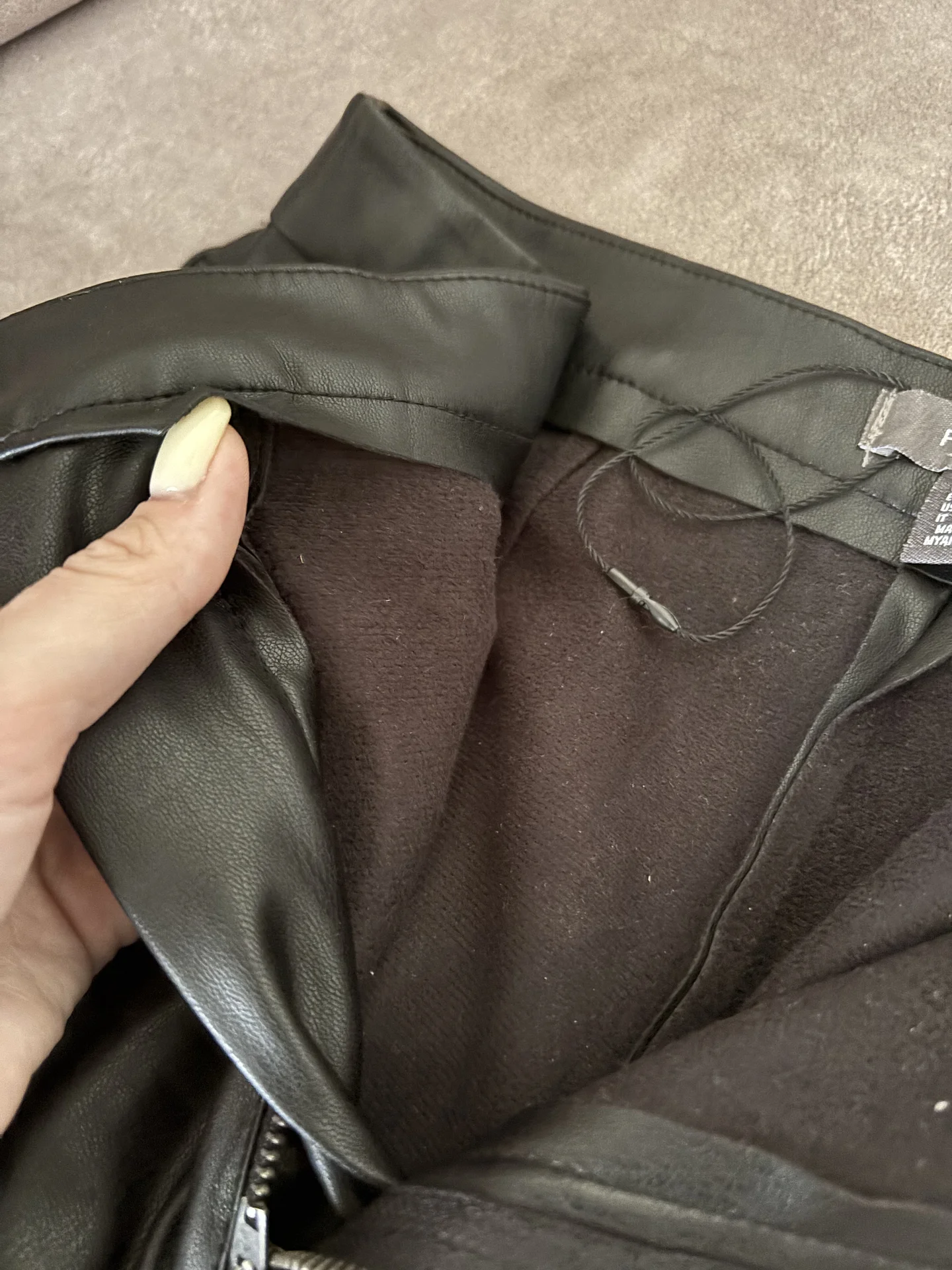 Брюки экокожа Primark - миниатюра 3