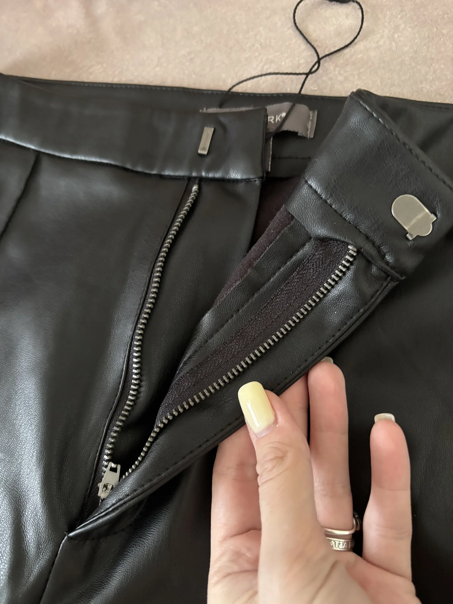 Брюки экокожа Primark - миниатюра 4