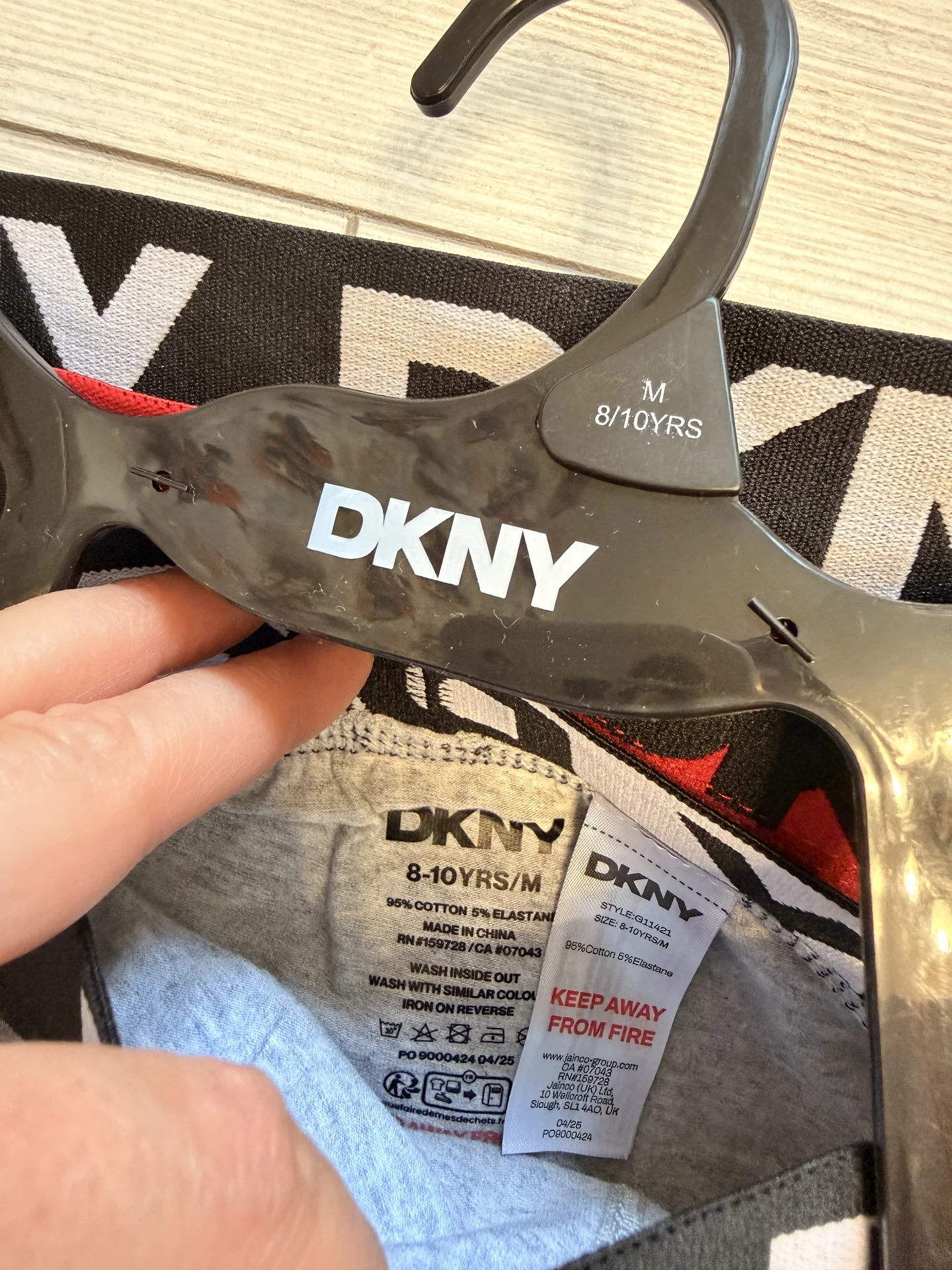 Набор новых трусов на мальчика DKNY - миниатюра 5