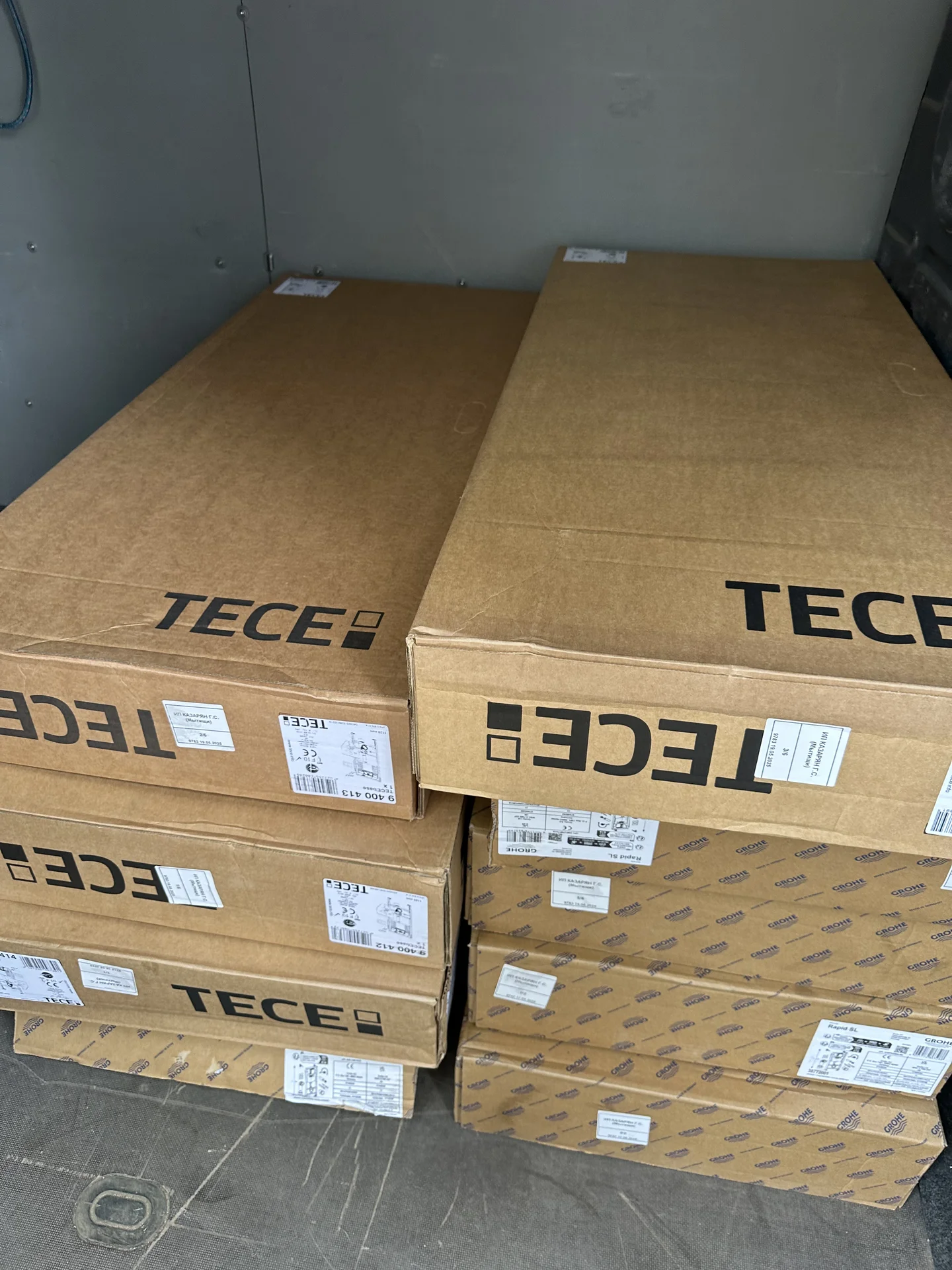 Инсталляция Tece 9400412 с хром кнопкой - миниатюра 3