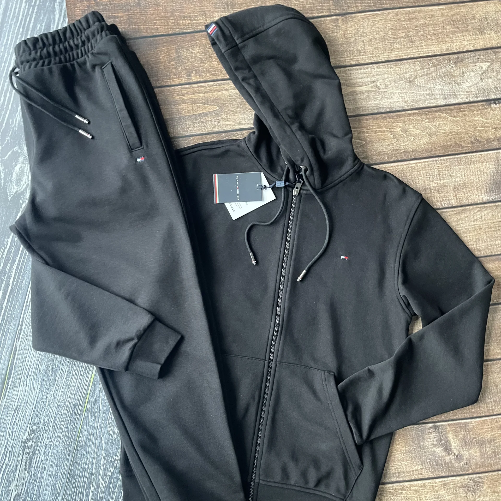 Спортивный костюм Tommy Hilfiger черный - миниатюра 3