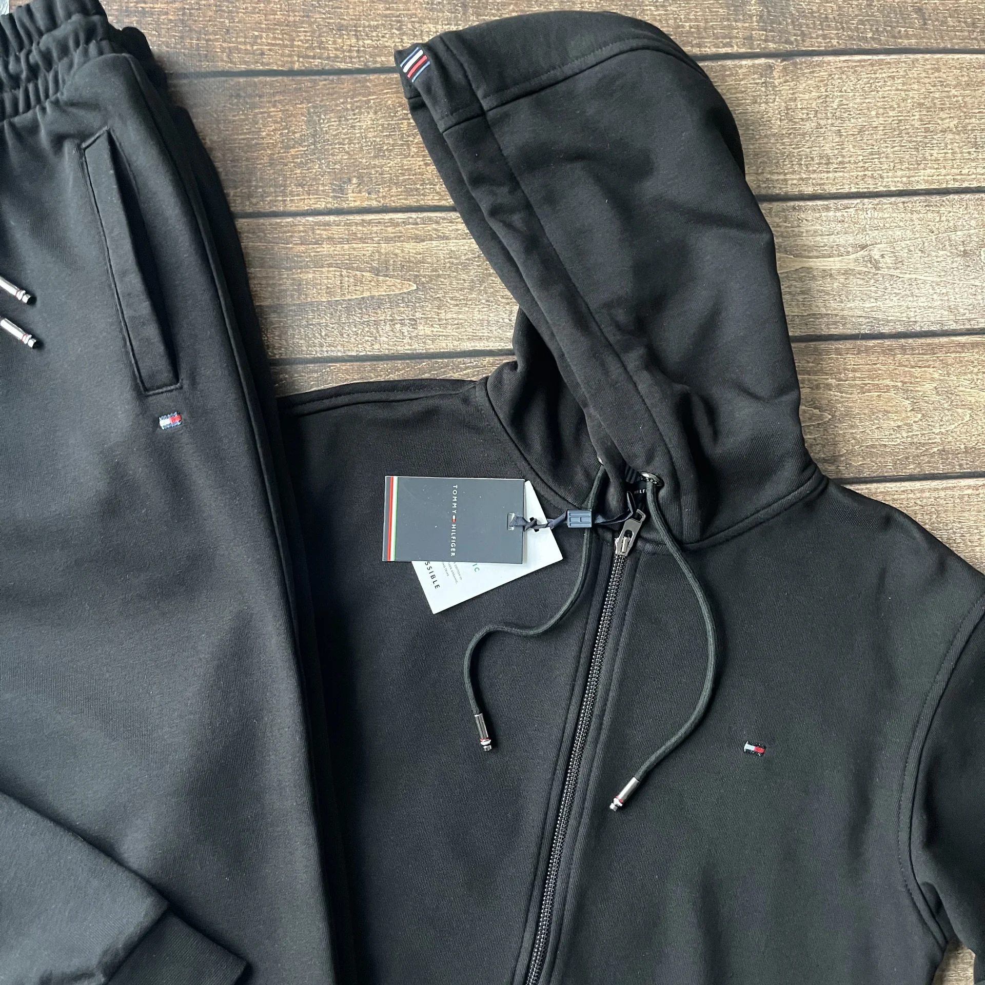 Спортивный костюм Tommy Hilfiger черный - миниатюра 4