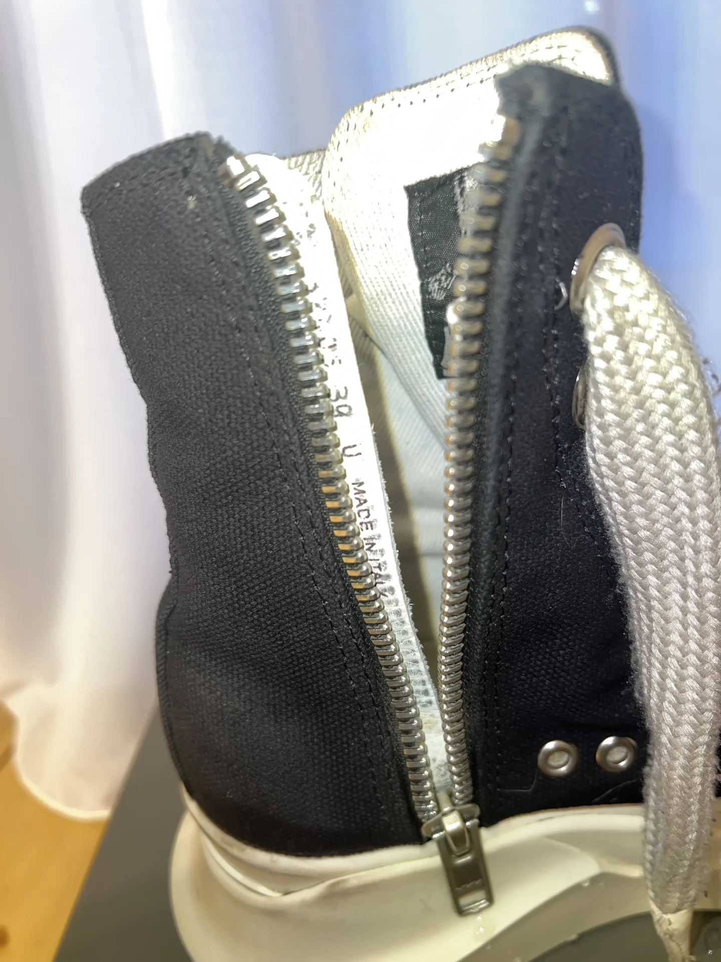 Кеды Rick owens abstract black - миниатюра 4