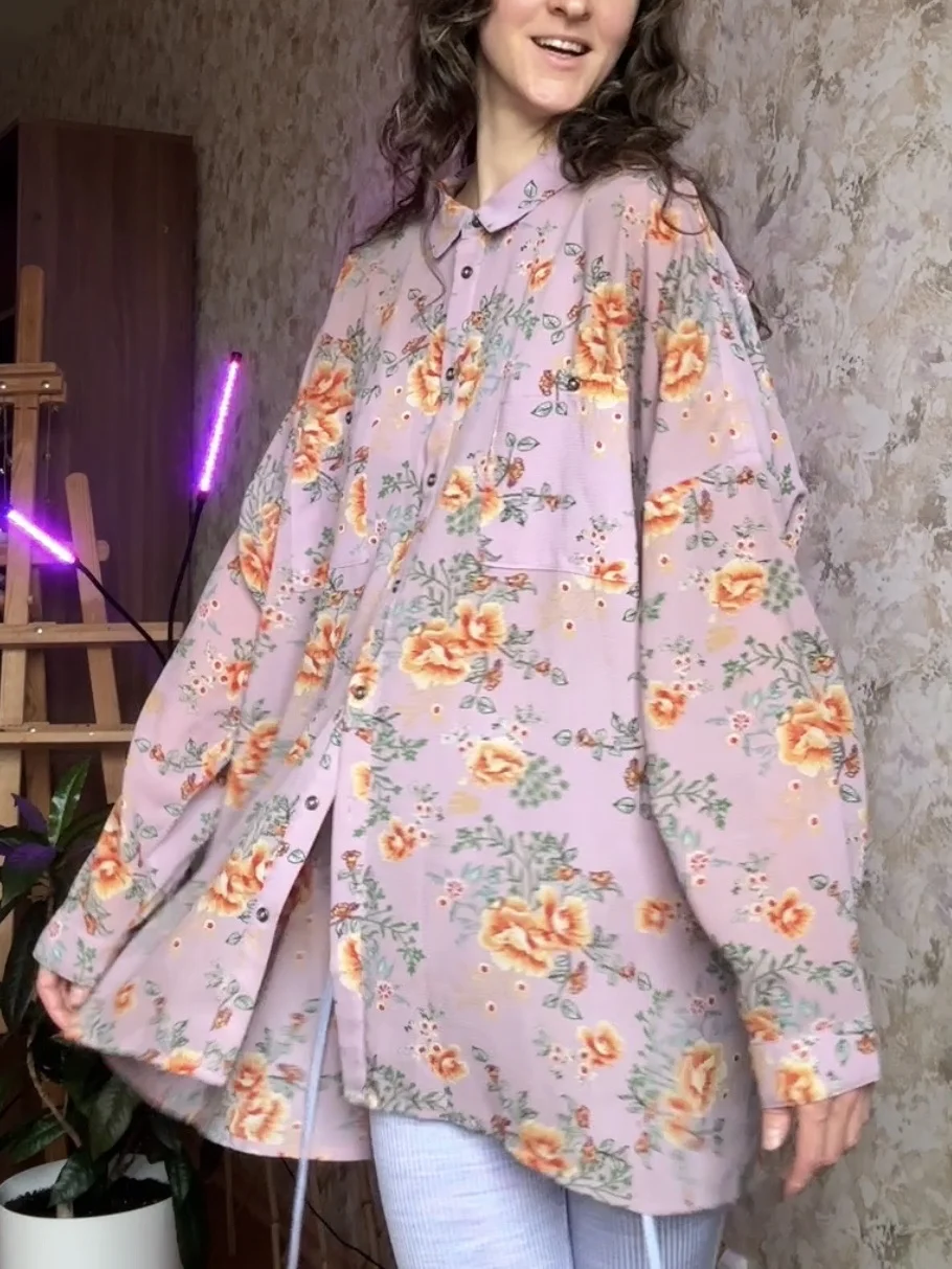 Рубашка oversize - миниатюра 4