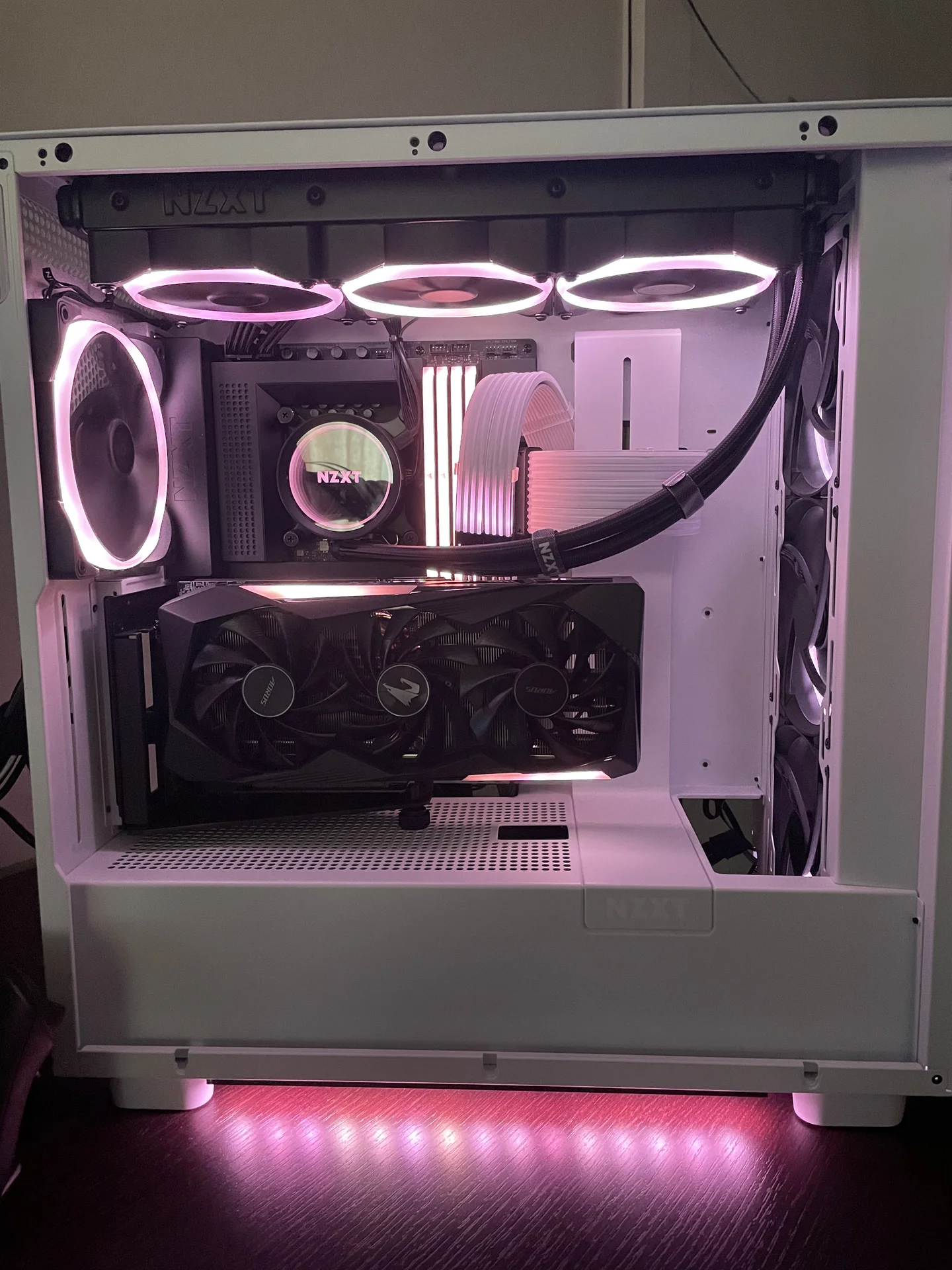 Корпус nzxt H7 Flow 2022 Белый + аксессуары - миниатюра 9