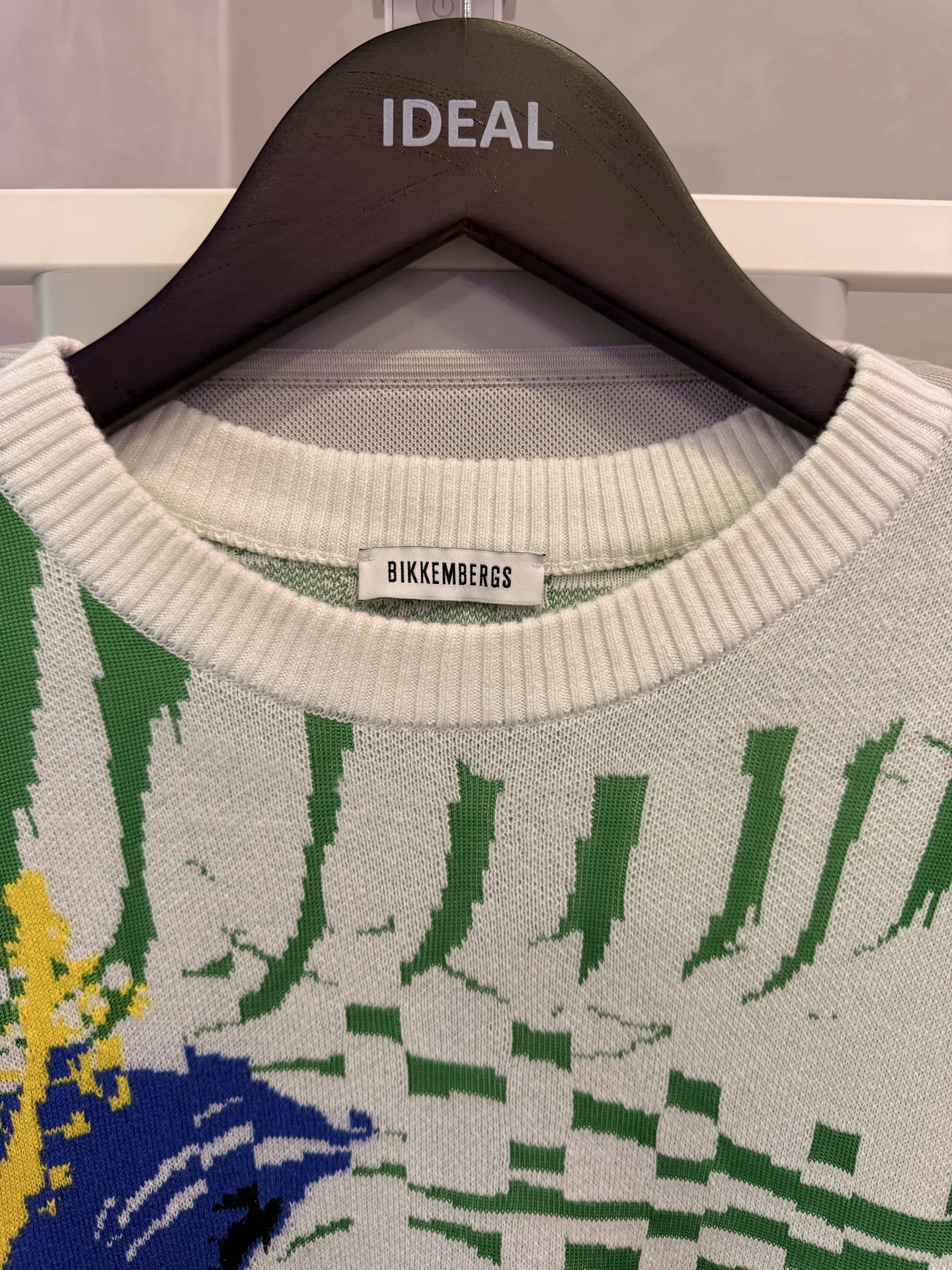 Вязаная мужская футболка Bikkembergs, оригинал - миниатюра 2