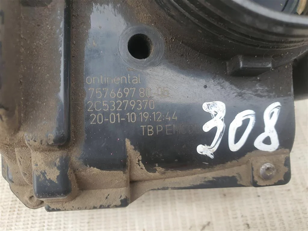 Заслонка дроссельная Пежо 308 - миниатюра 3