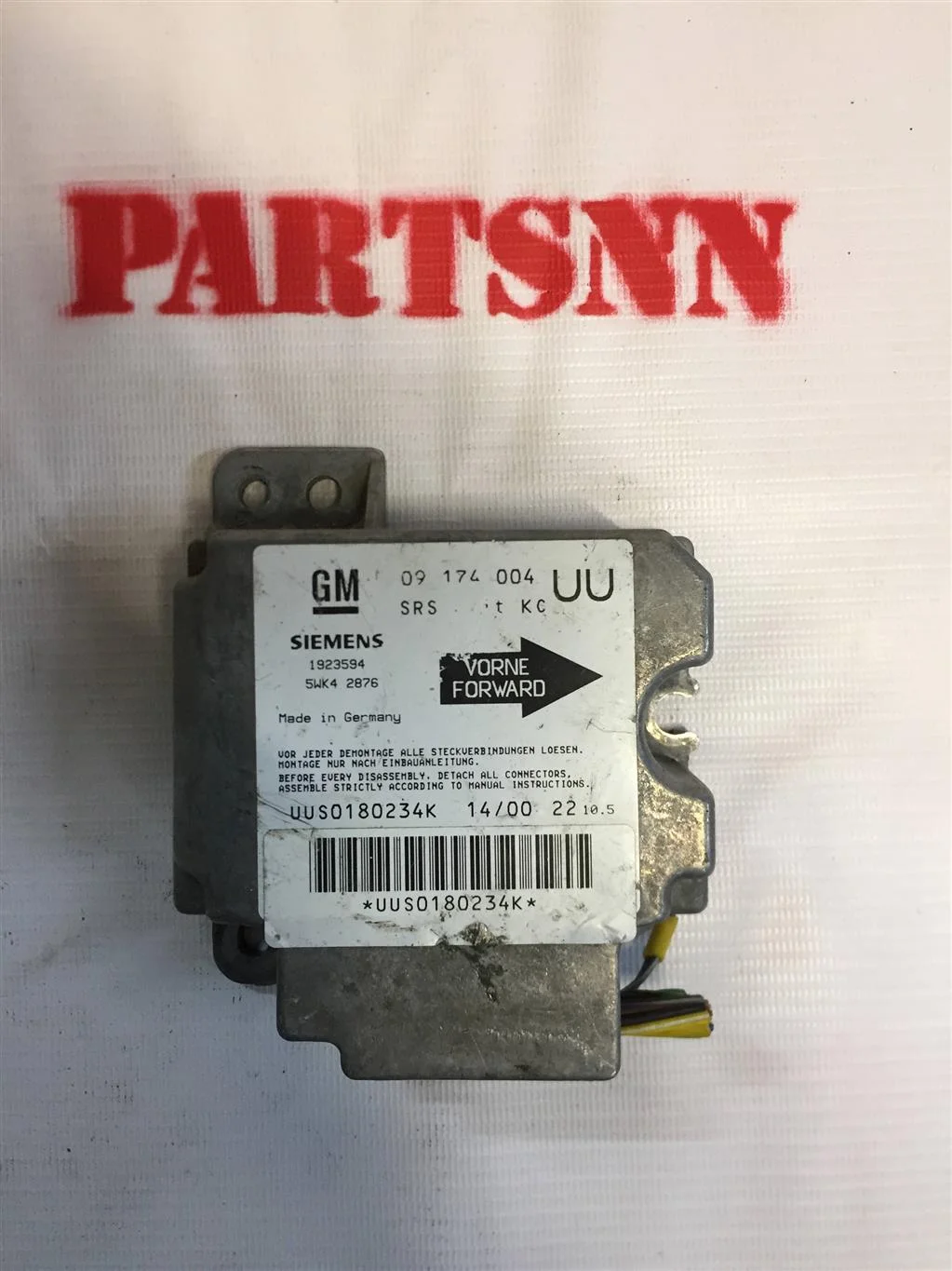 Блок SRS AIR BAG Опель Астра G - изображение 1