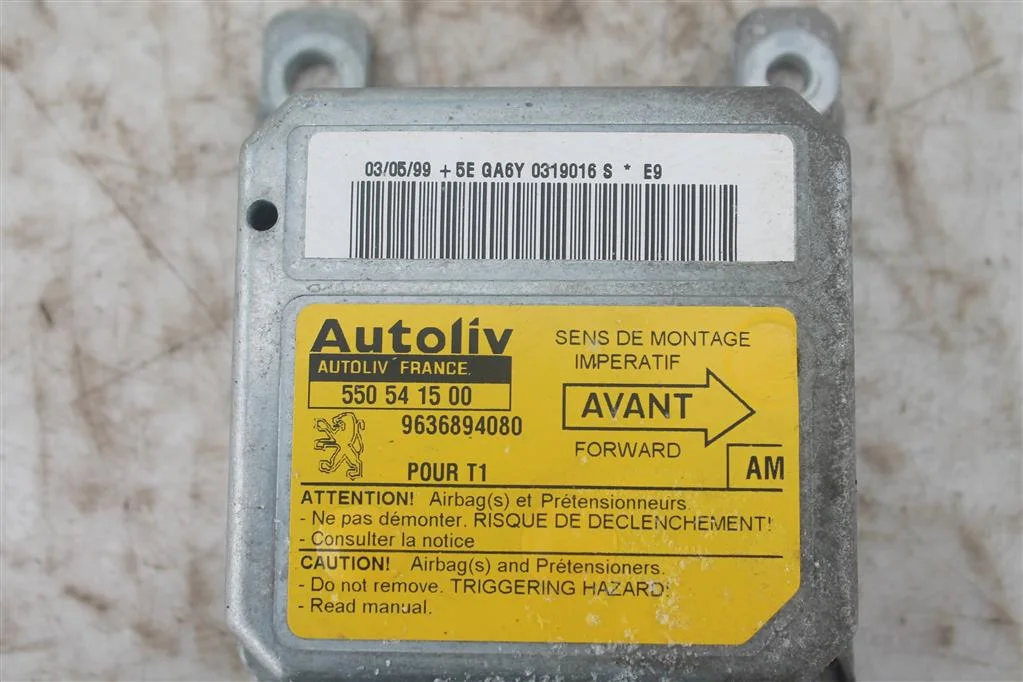 Блок SRS AIR BAG Пежо 206 - миниатюра 3