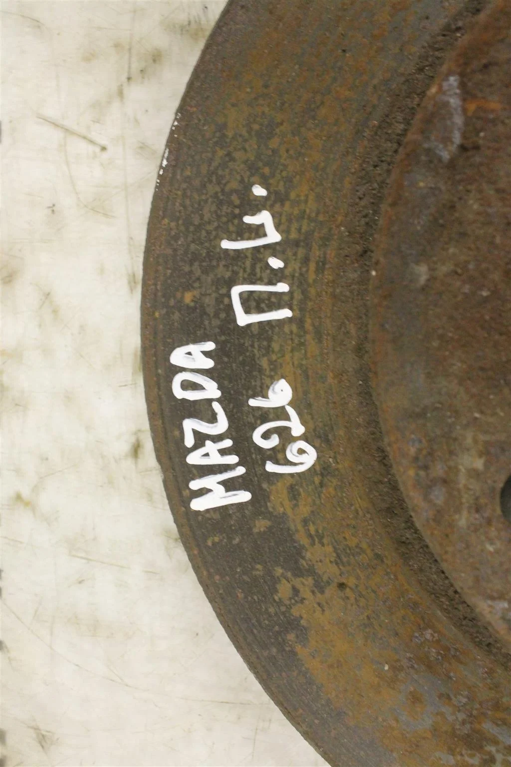 Диск тормозной передний Мазда 626 GE - миниатюра 2