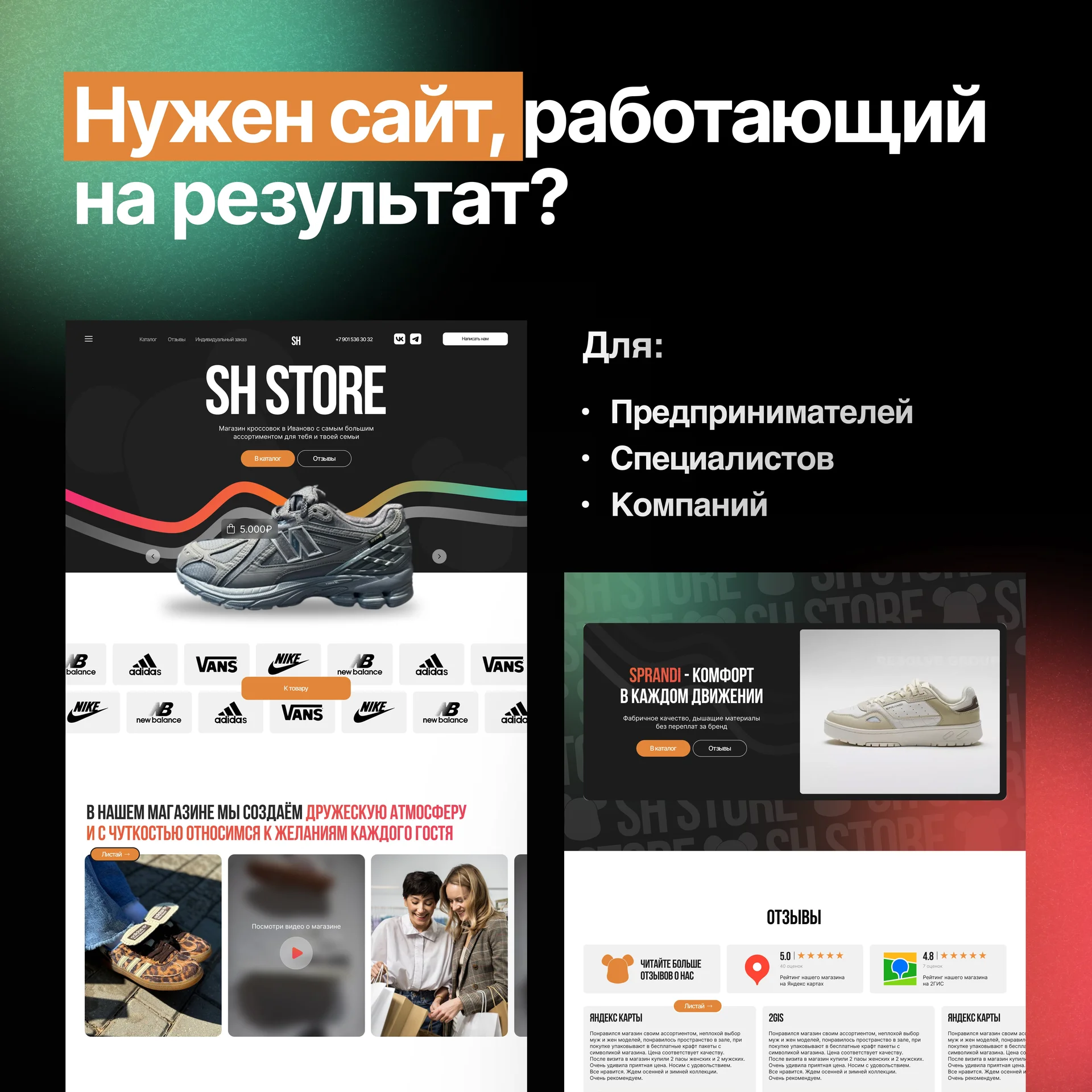 Сайт работающий на результат / Разработка сайта - изображение 1
