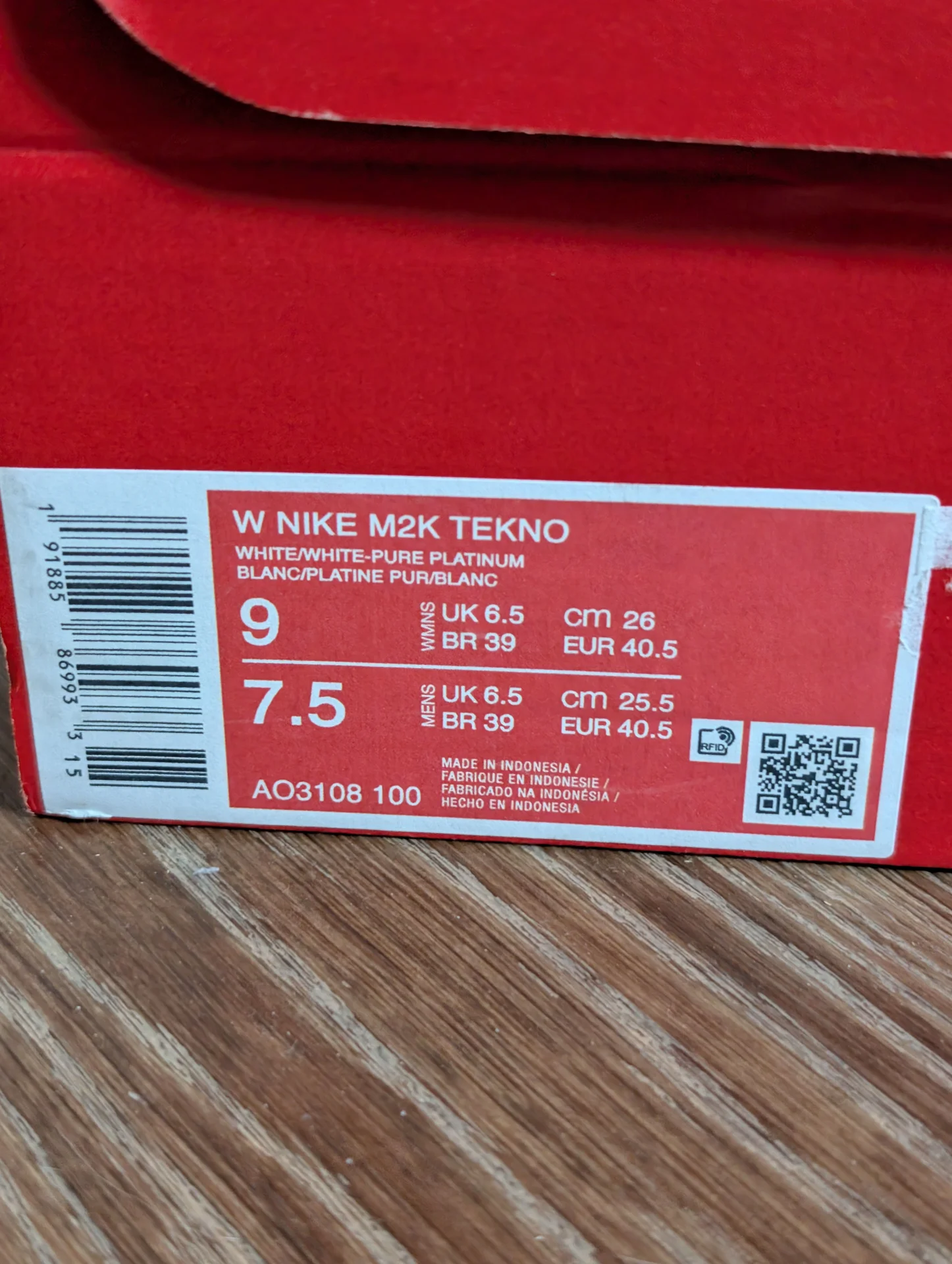Nike M2K tekno оригинальные кроссовки - миниатюра 9
