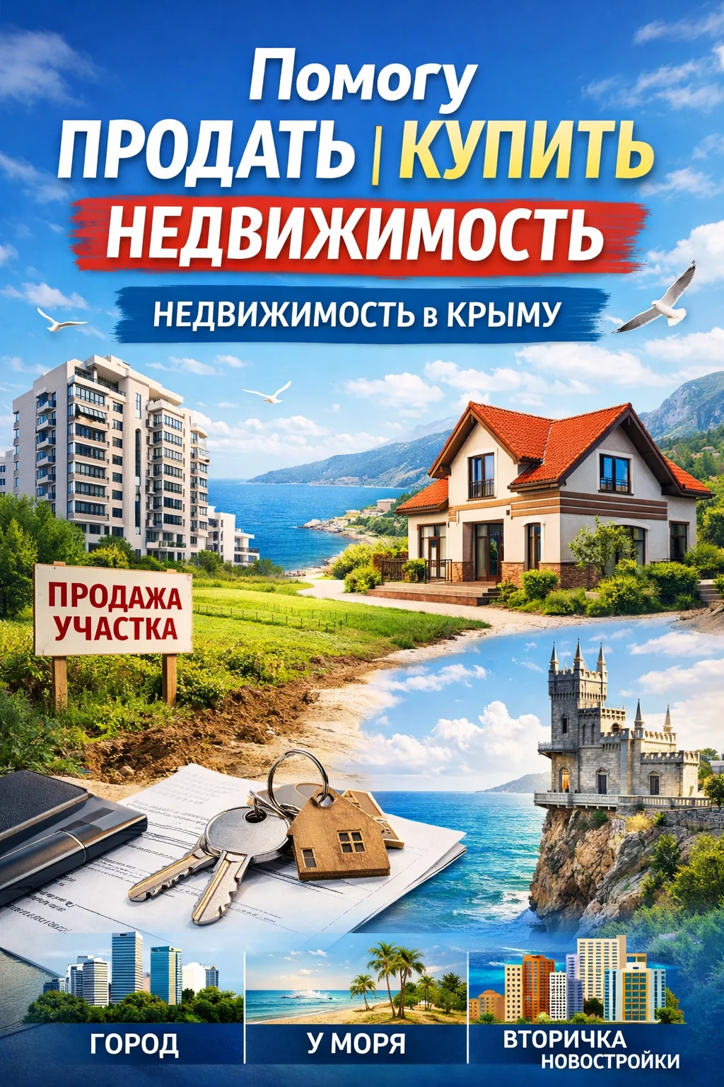 Помогу продать или купить недвижимость в Крыму - изображение 1