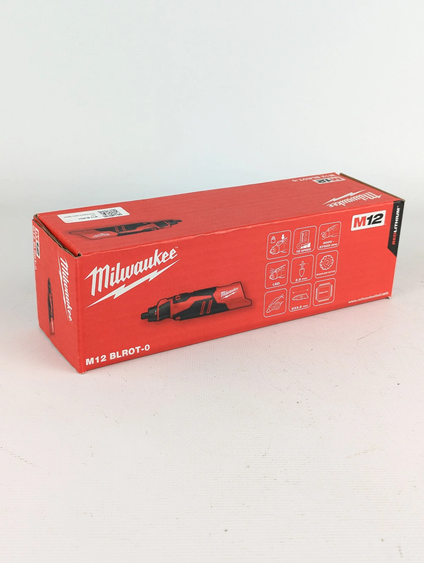 Гравёр Milwaukee 2525-20 12V, цанга 3,2мм - миниатюра 2