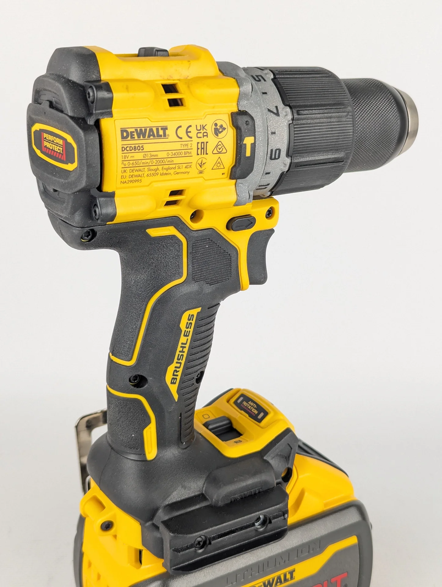 Ударная дрель-шуруповерт DeWalt Dcd805 18V - миниатюра 5