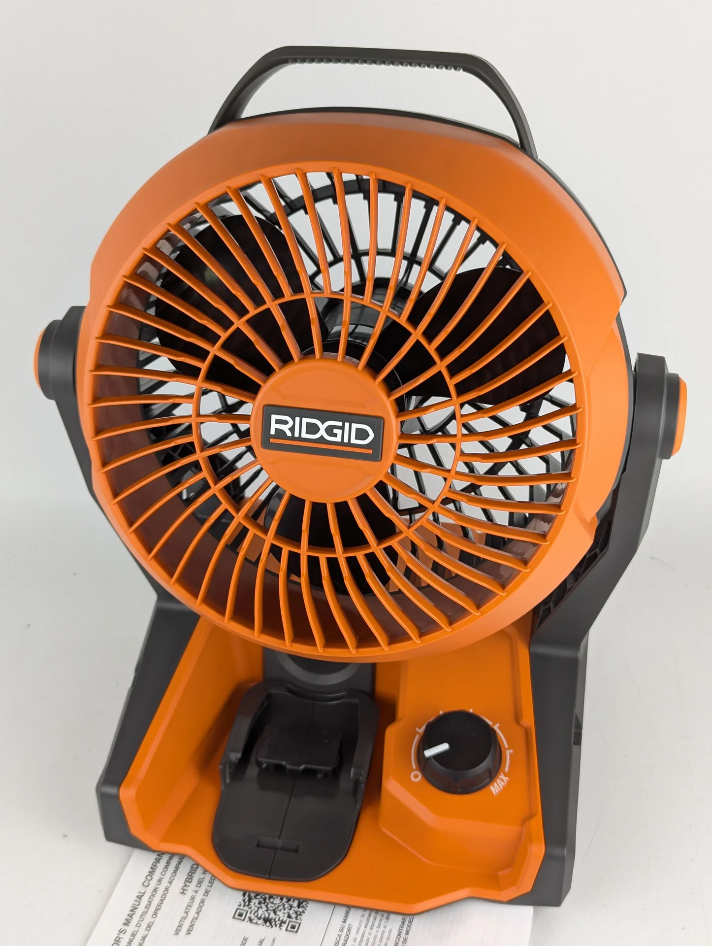 Строительный вентилятор ridgid r860721 18V - миниатюра 3