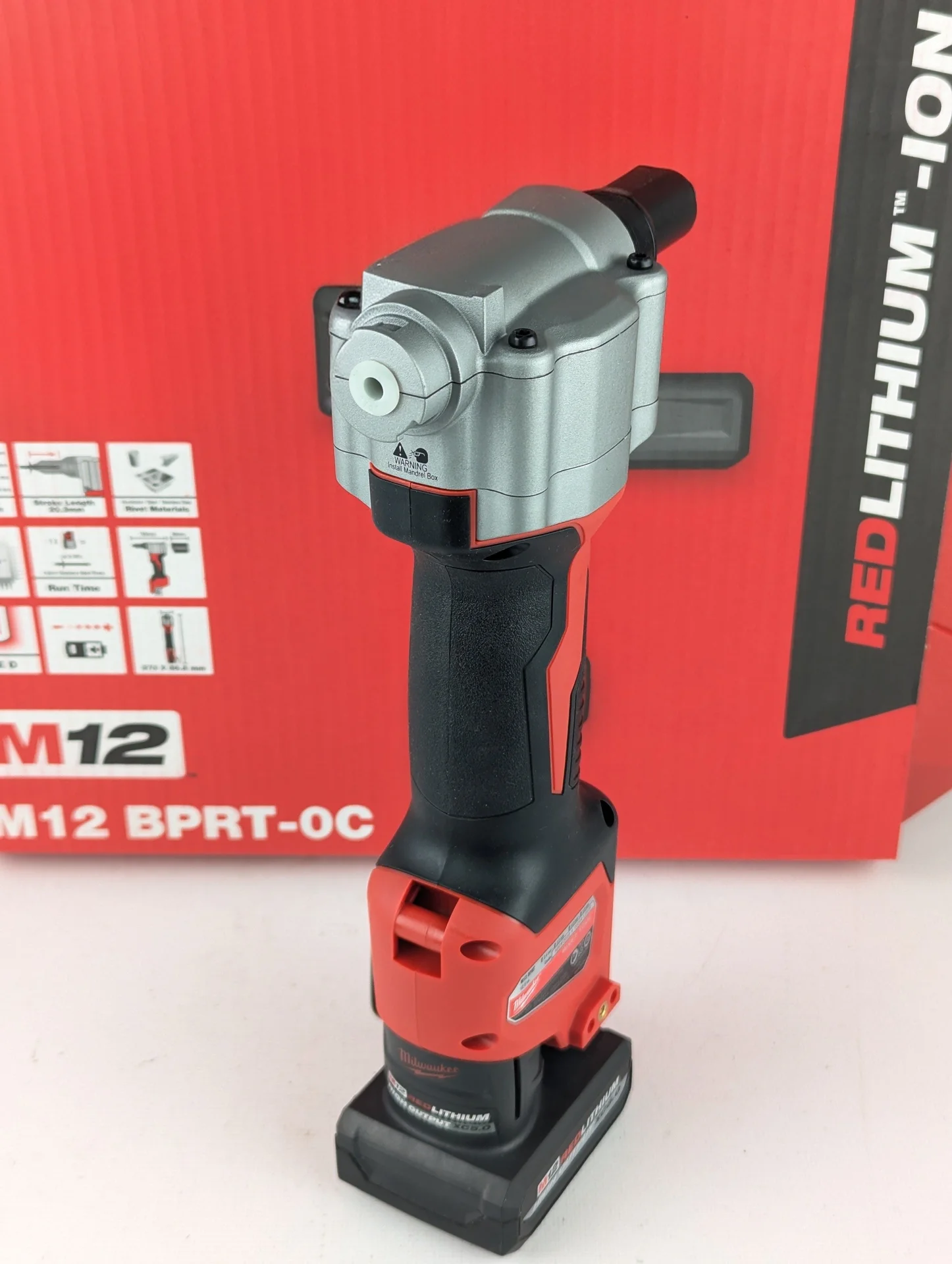 Заклепочник Milwaukee 2550-20 - миниатюра 3