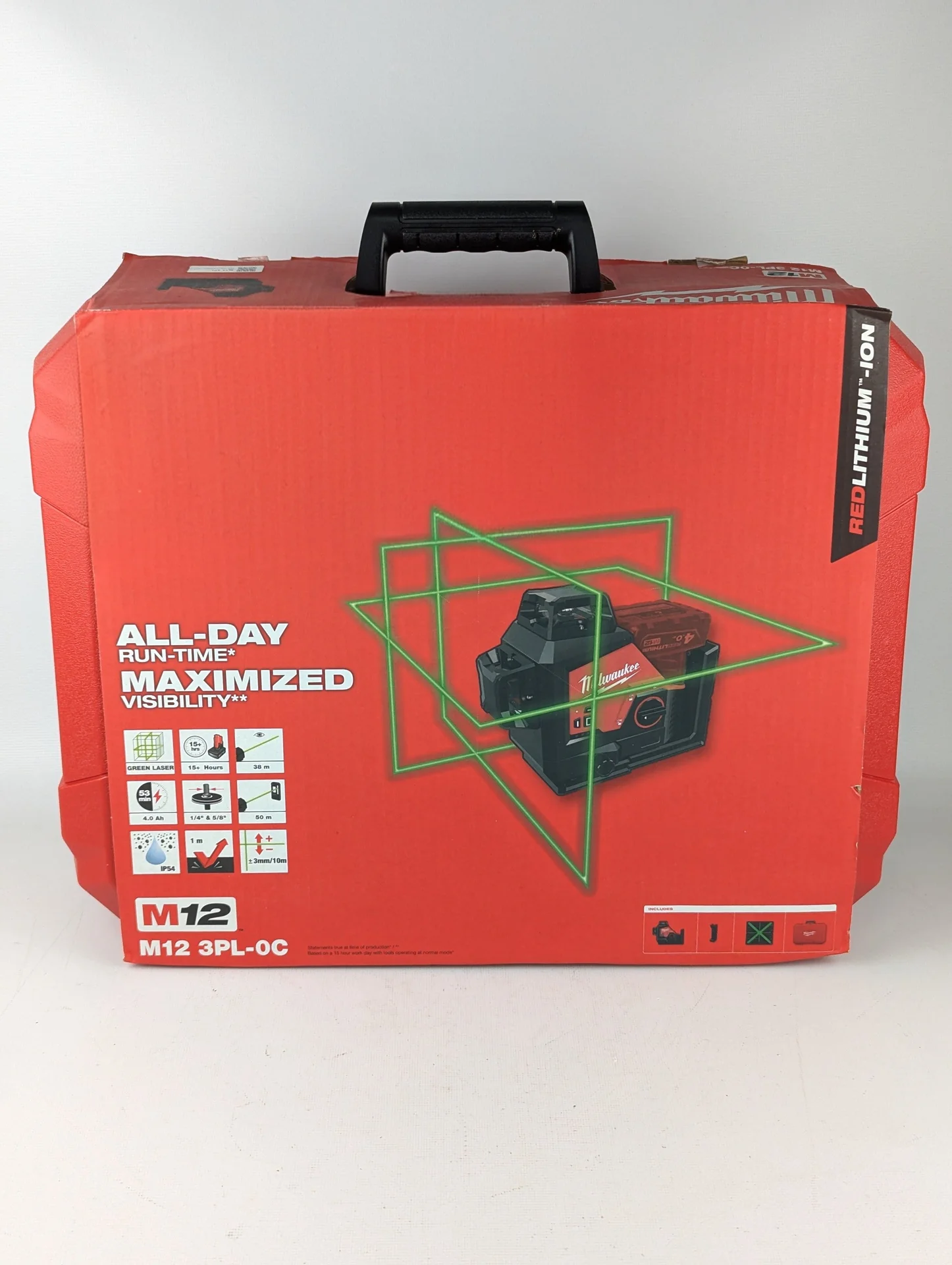 Лазерный уровень Milwaukee 3632-20 12V - миниатюра 2