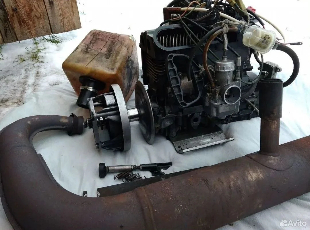 Двигатель к снегоходу Рысь-440 - миниатюра 2