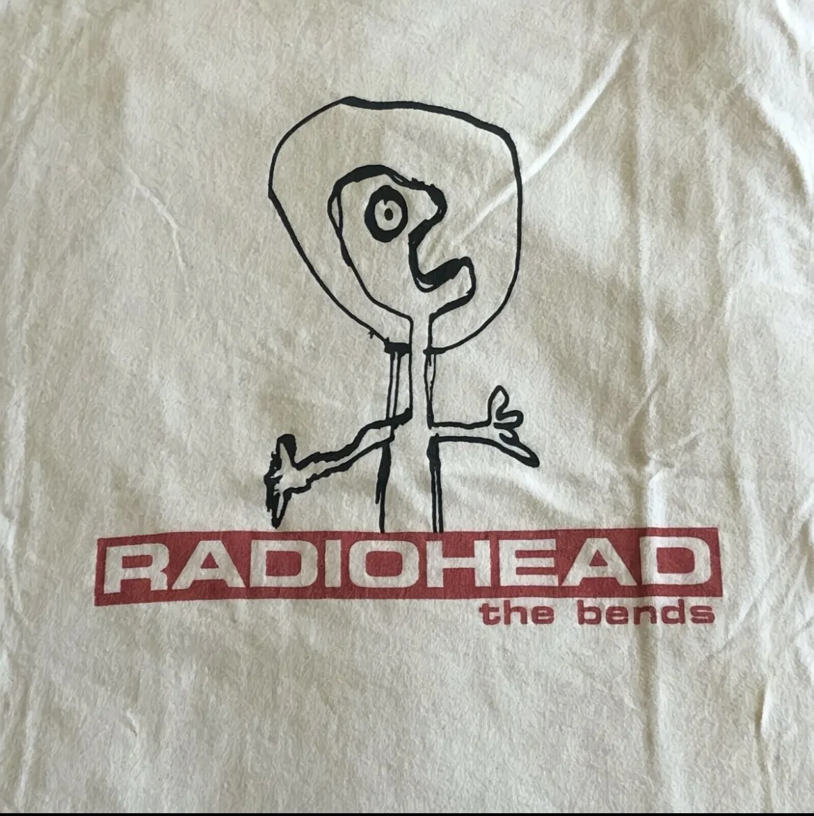 Футболка Radiohead The Bends оверсайз, Y2K - миниатюра 2