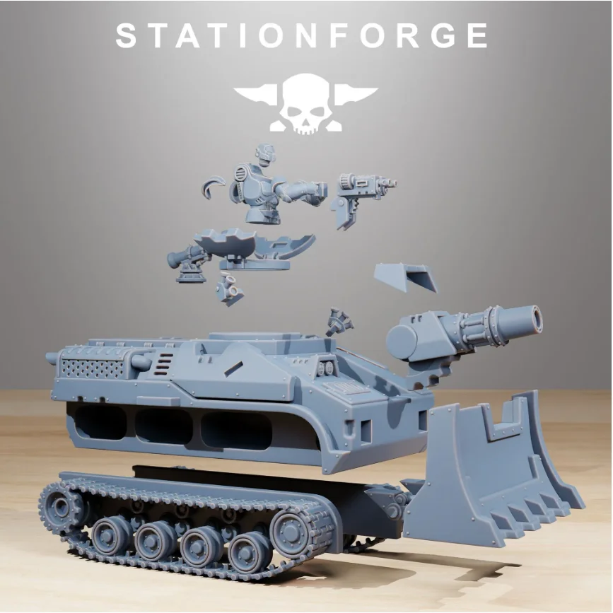Warhammer Space Marine Vindicator Танк Виндикатор - миниатюра 2