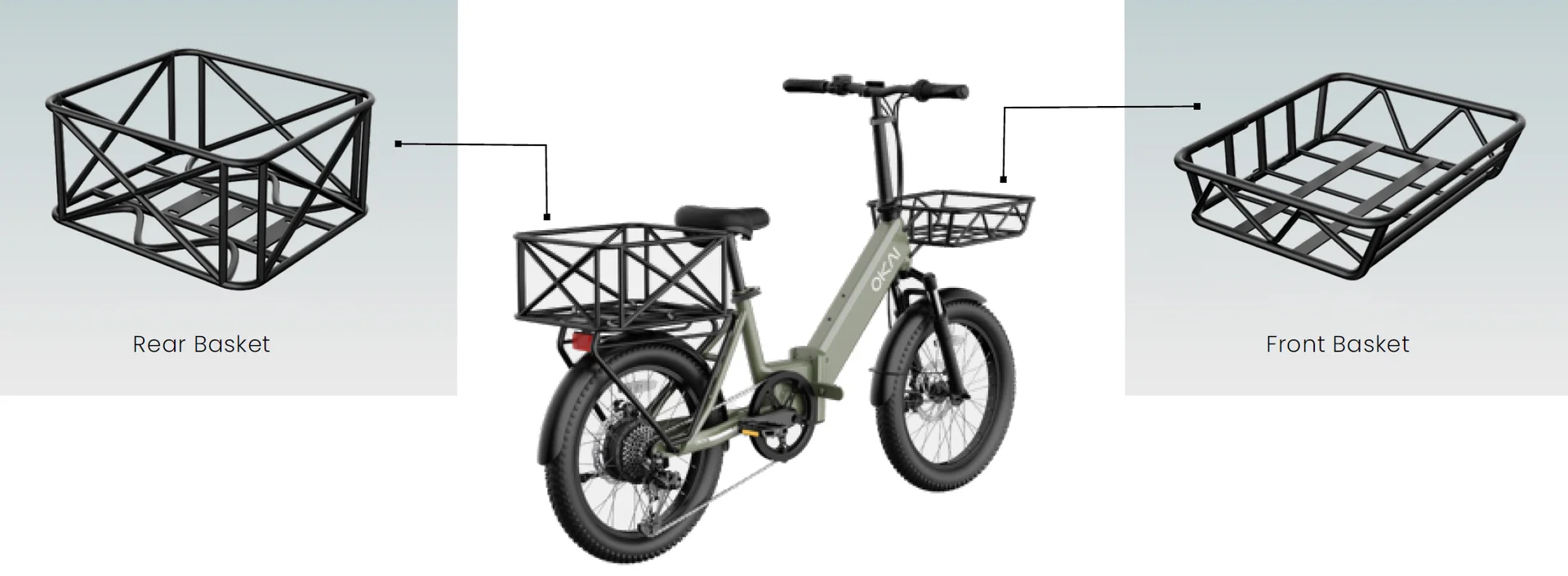 Складной электровелосипед Okai EBF10 FlexMov - изображение 1