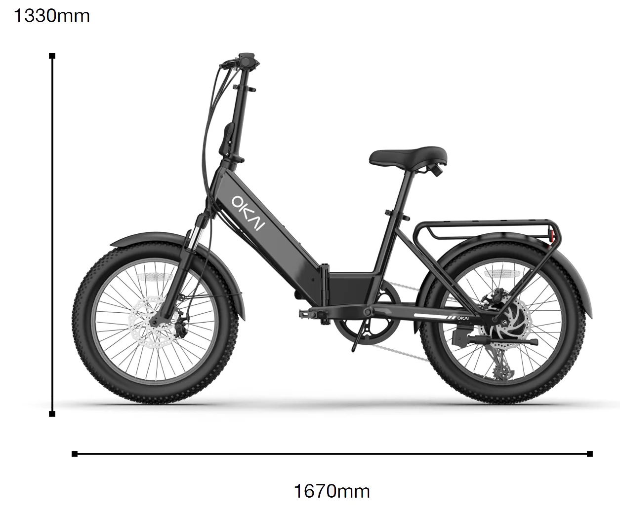 Складной электровелосипед Okai EBF10 FlexMov - миниатюра 6