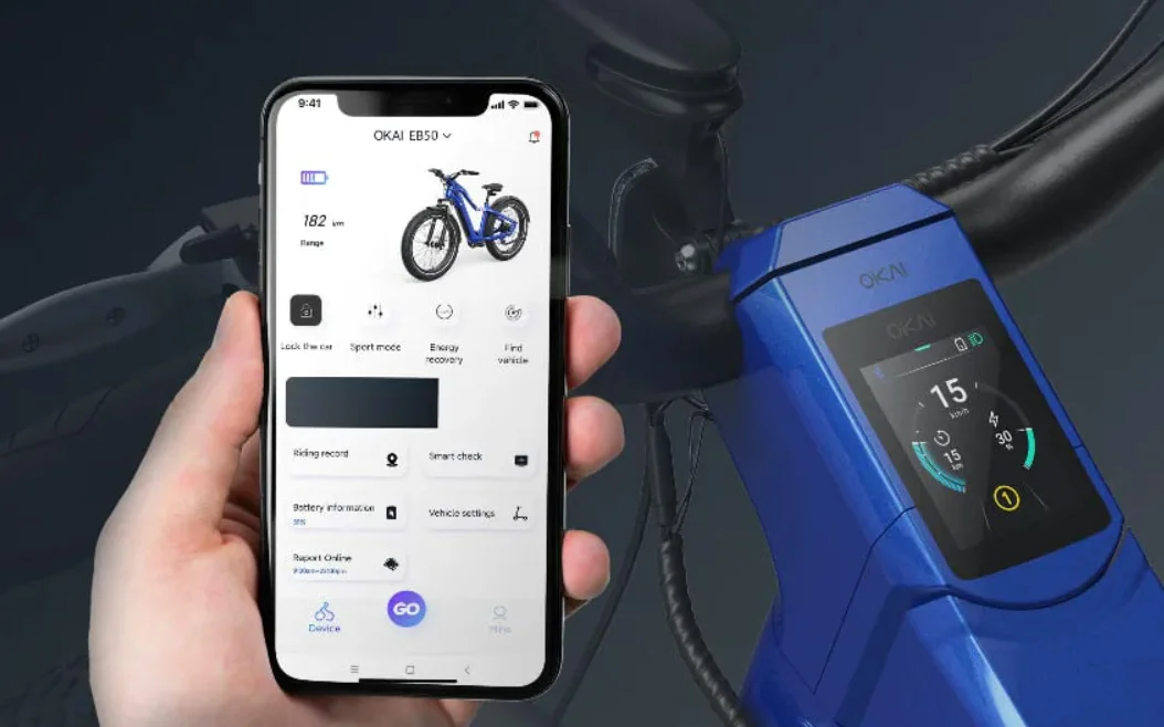 Электровелосипед на толстых шинах Okai EB50 Ranger - миниатюра 6