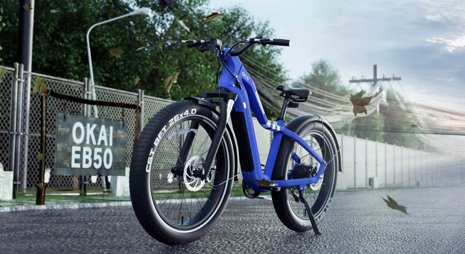 Электровелосипед на толстых шинах Okai EB50 Ranger - миниатюра 12