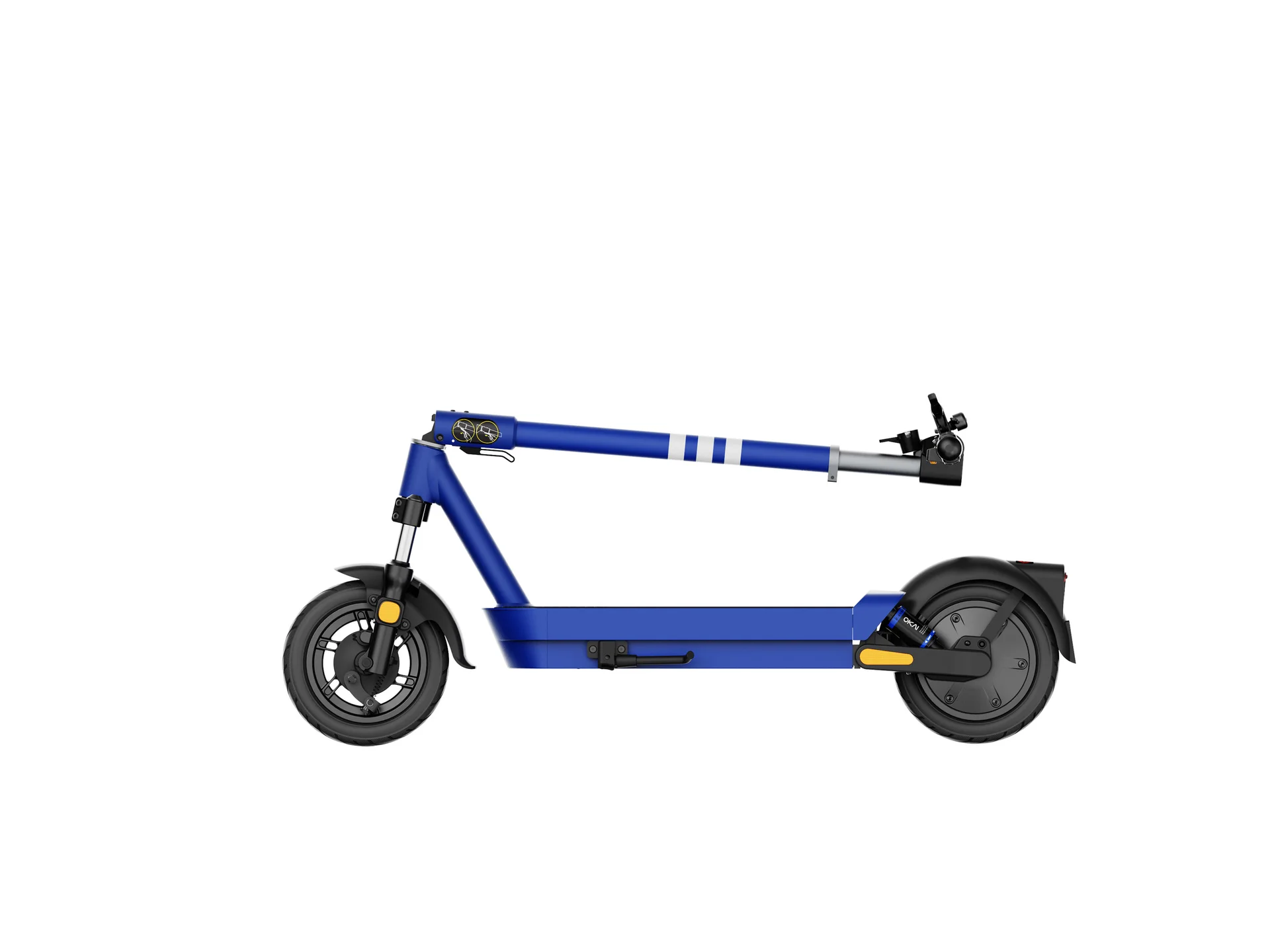 Электросамокат на полной мягкой подвеске Okai ES40 neon Ultra, 1000W, 37км/ч - миниатюра 6