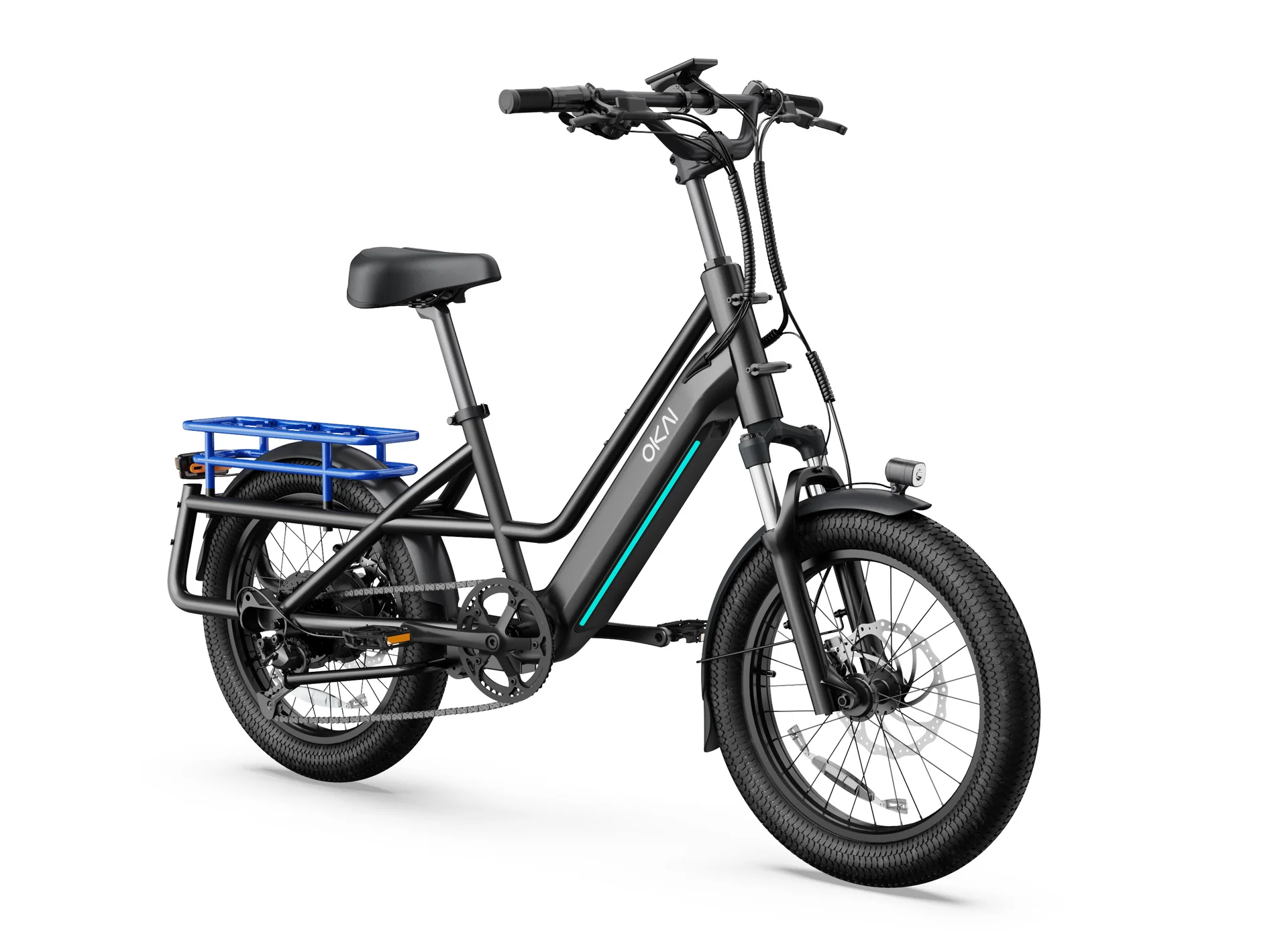Электровелосипед с повышенной грузоподъёмностью OKAI EB70 E-Kargo - миниатюра 3