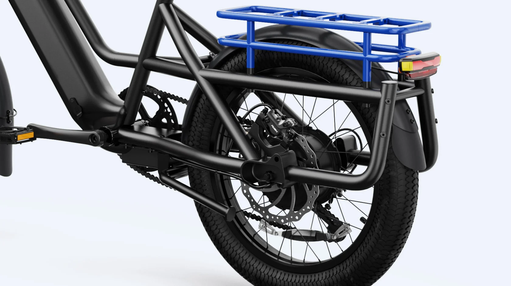 Электровелосипед с повышенной грузоподъёмностью OKAI EB70 E-Kargo - миниатюра 9