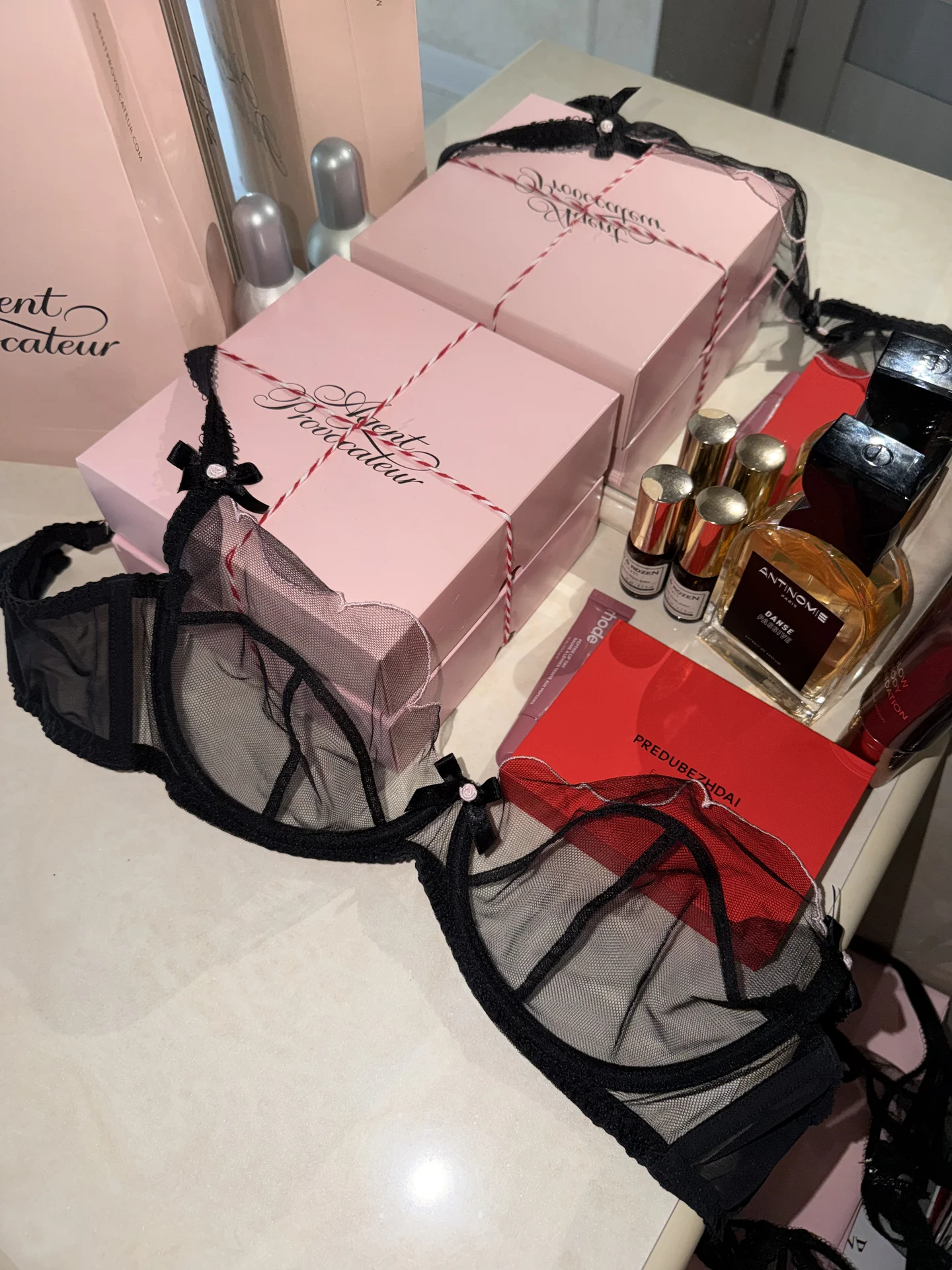 Agent Provocateur Lorna черный комплект 36D - миниатюра 5