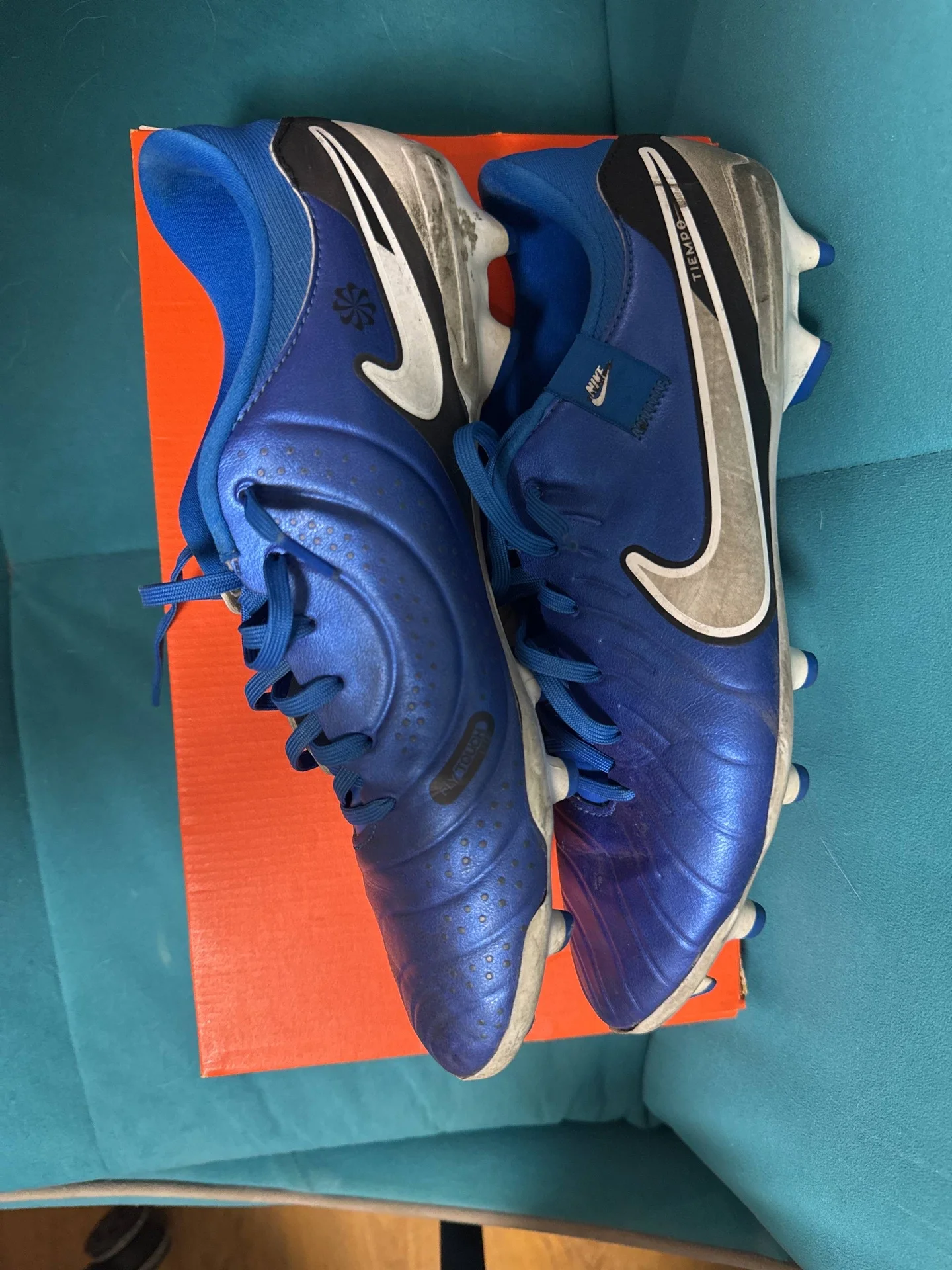 Оригинальные бутсы nike tiempo legend 9 academy - миниатюра 2
