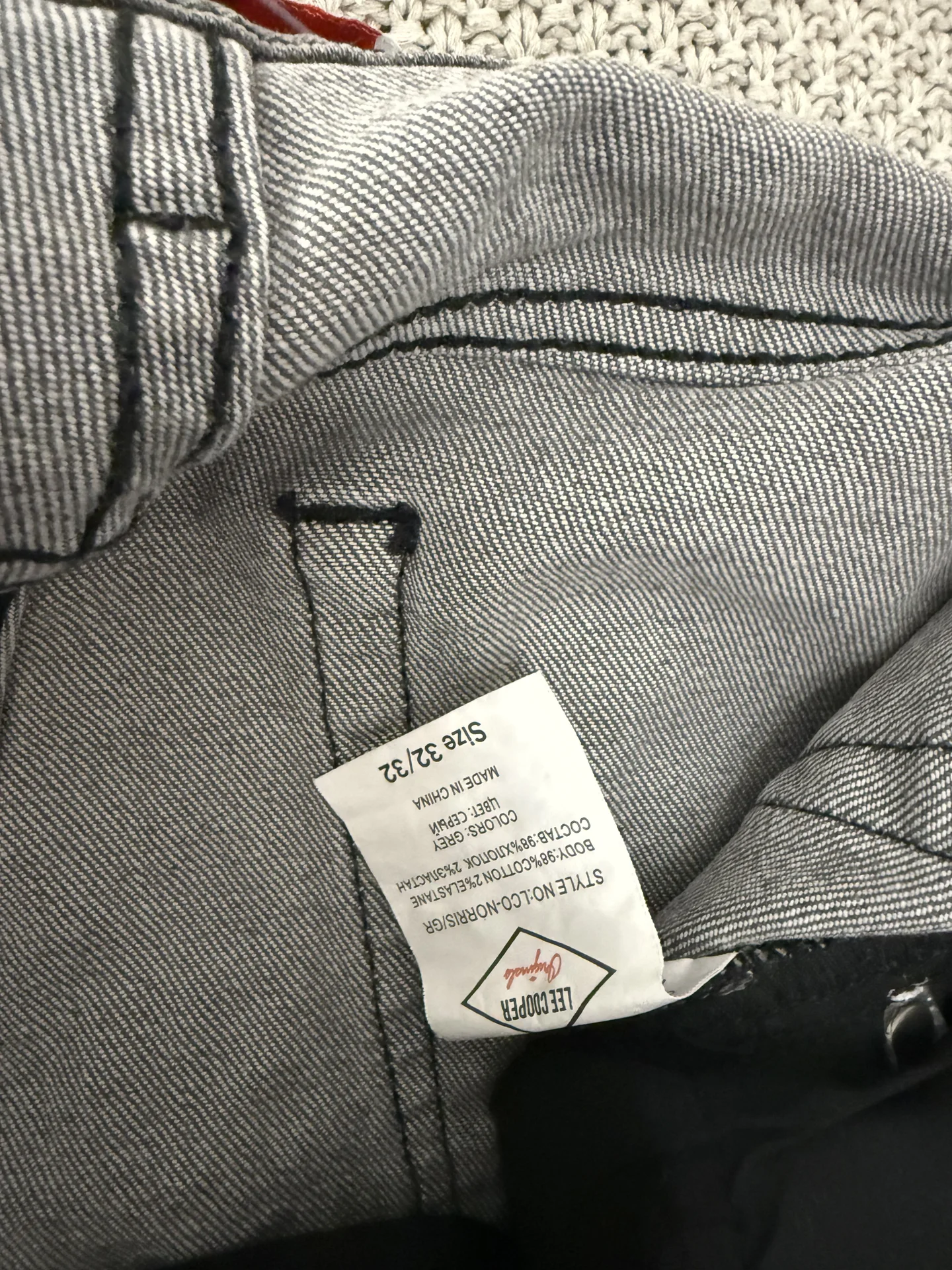 Джинсы lee cooper slim fit w32 L32 - миниатюра 7