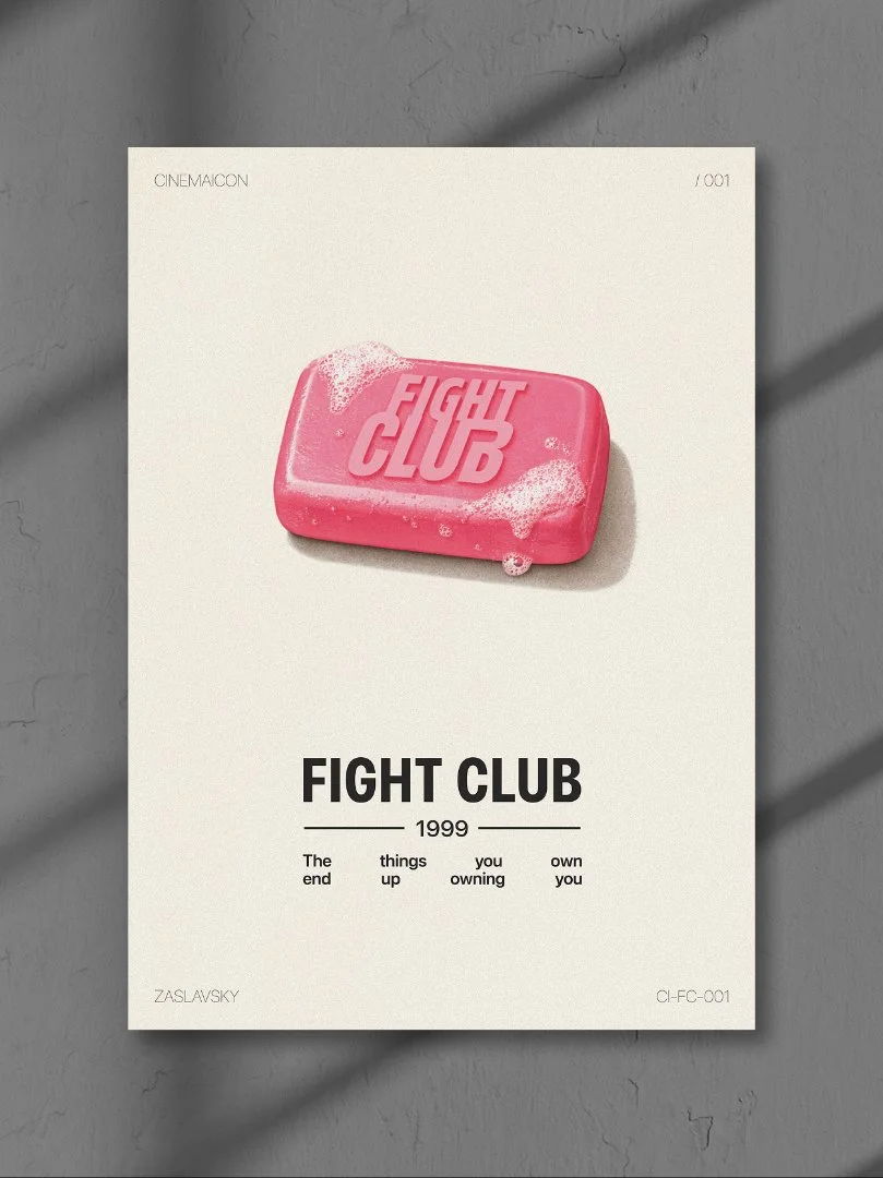 Постер "Fight Club / Бойцовский клуб, А3"