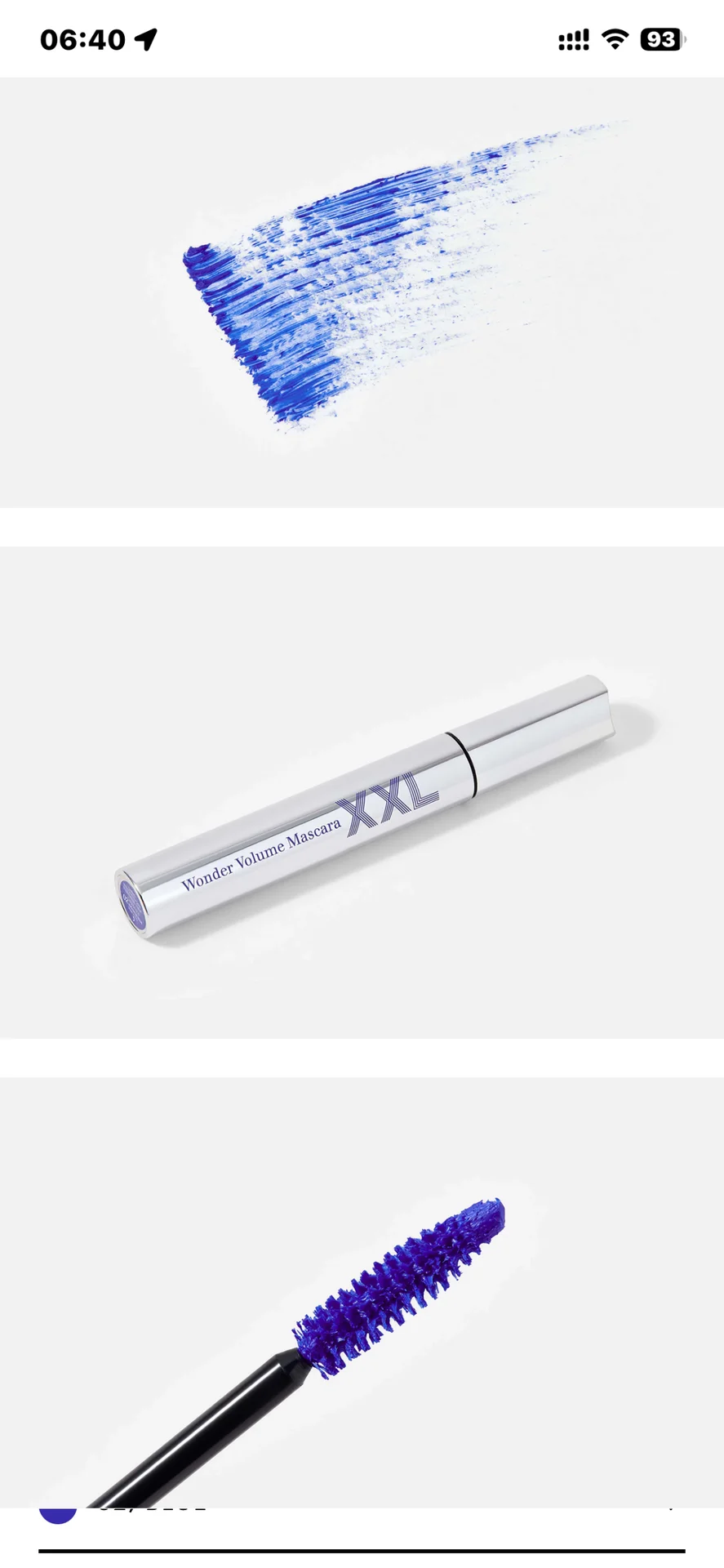 Clarins тушь для ресниц синяя - миниатюра 2