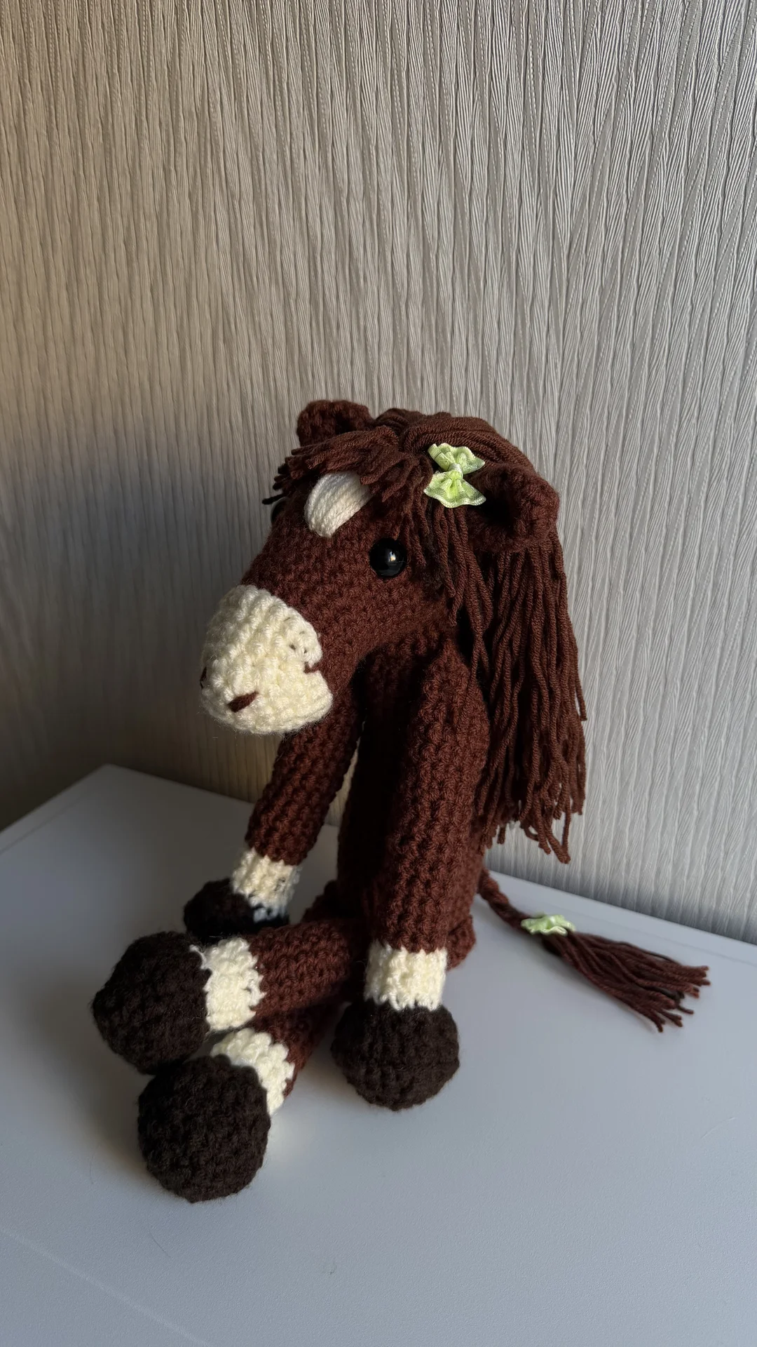 Вязаная лошадка амигуруми - изображение 1