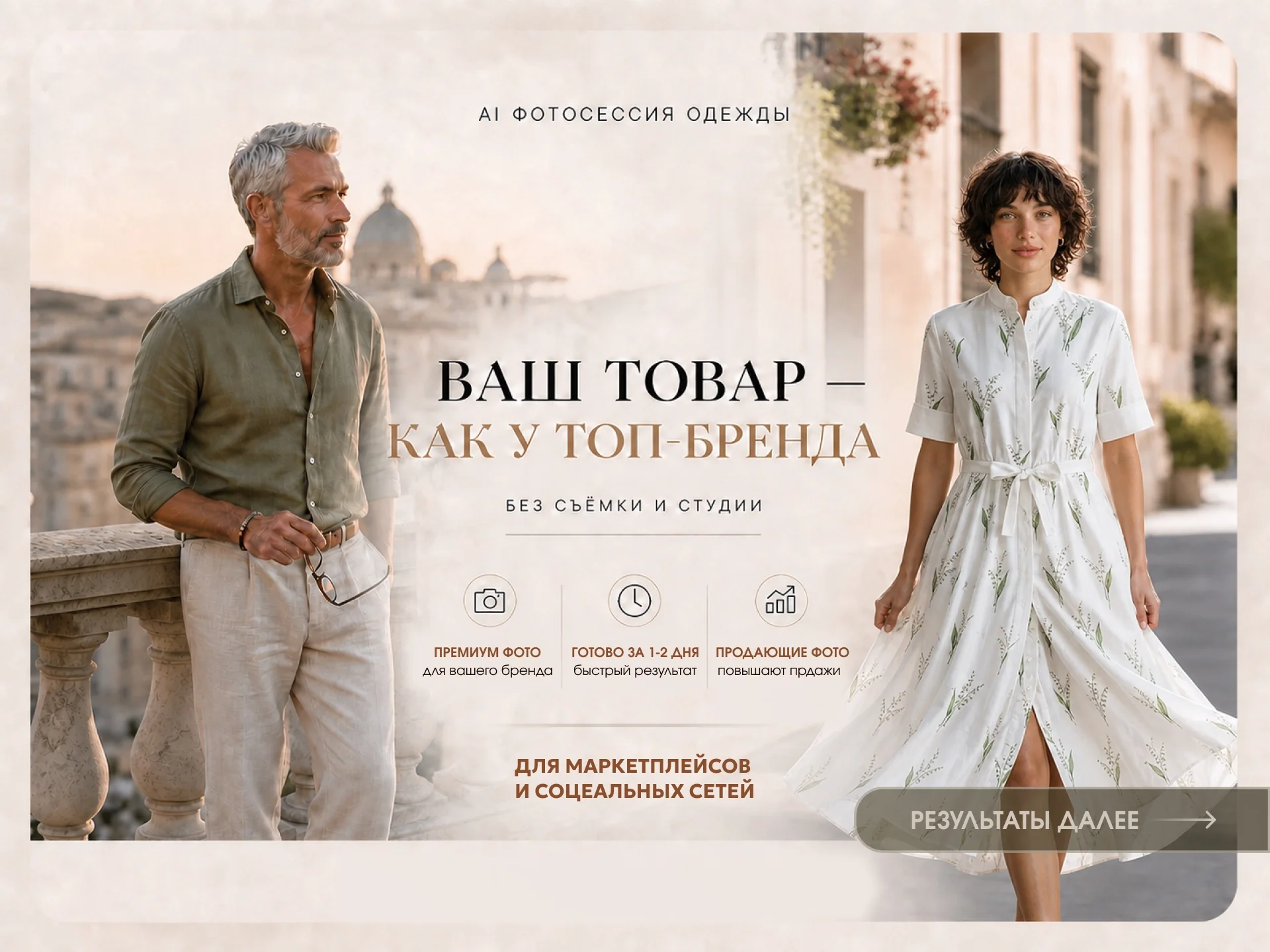 Нейрофотосессия товаров и одежды для продаж - изображение 1
