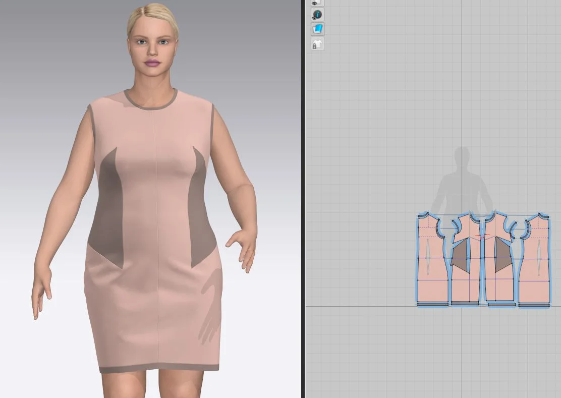 Разработка лекал, визуализация и примерка в Сlo 3D - миниатюра 16