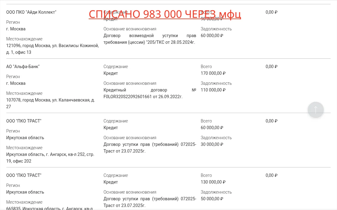 Банкротство через МФЦ - миниатюра 4