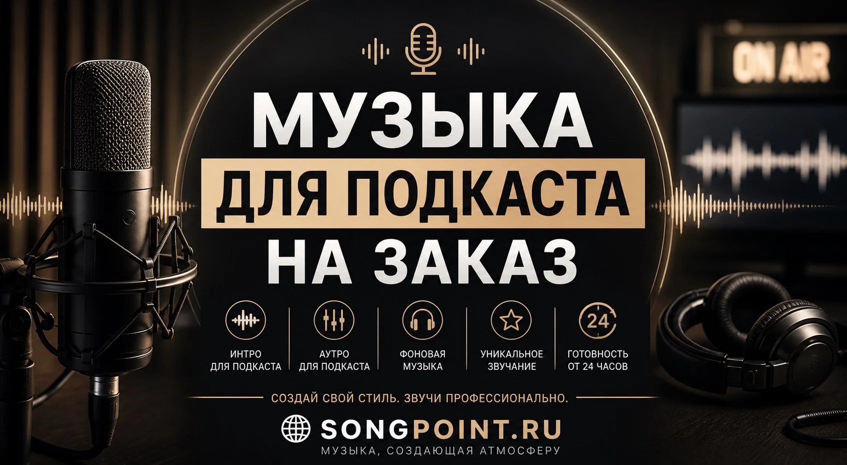 МУЗЫКА ДЛЯ ПОДКАСТА НА ЗАКАЗ - изображение 1