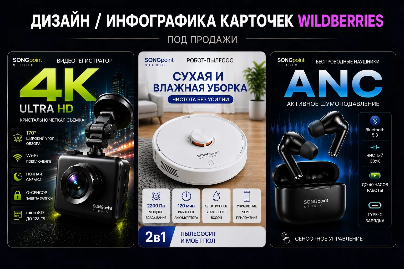 Дизайн и инфографика карточек WB для увеличения продаж - миниатюра 7
