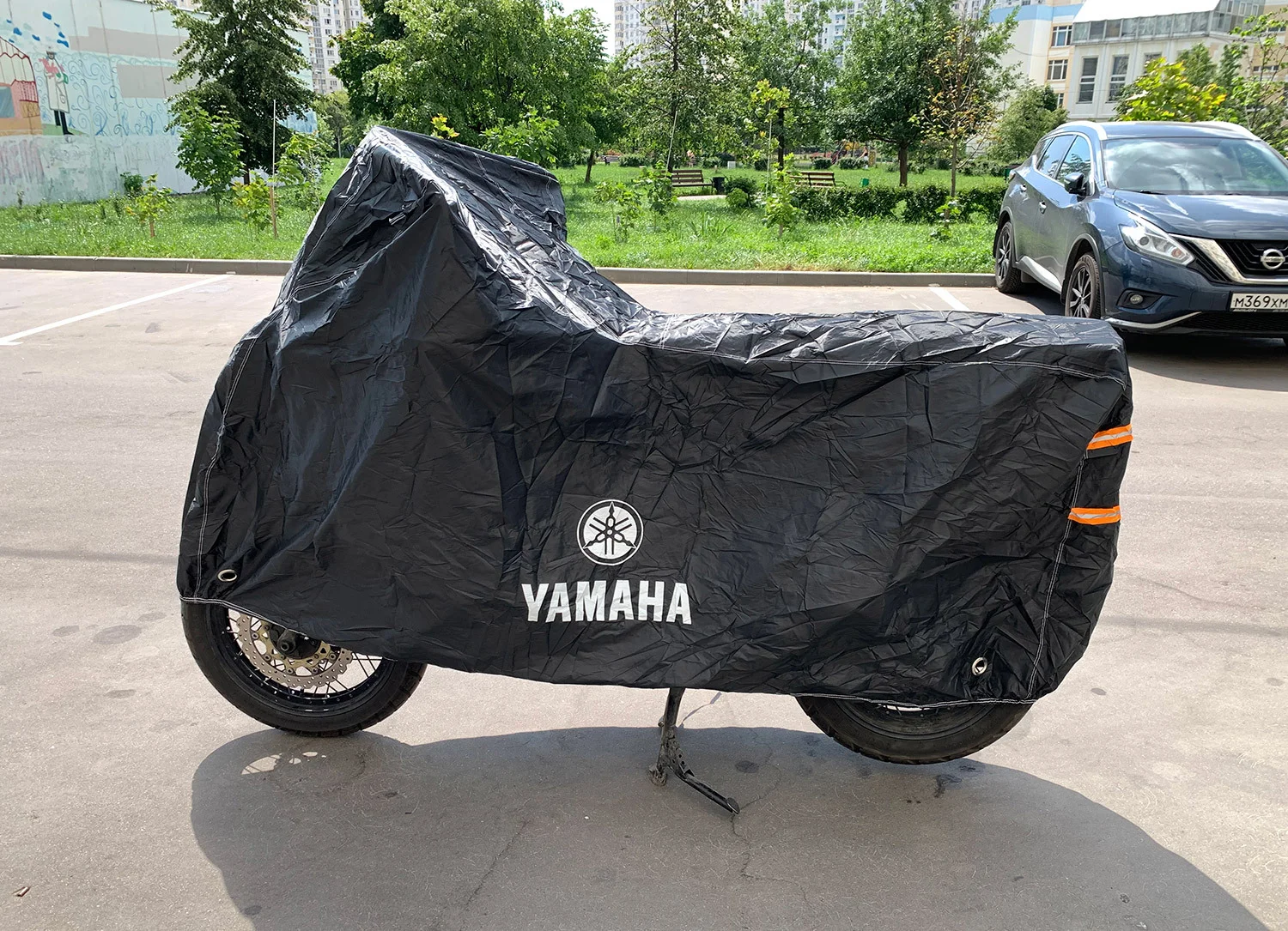 Чехол для мотоцикла с логотипом Yamaha - миниатюра 2
