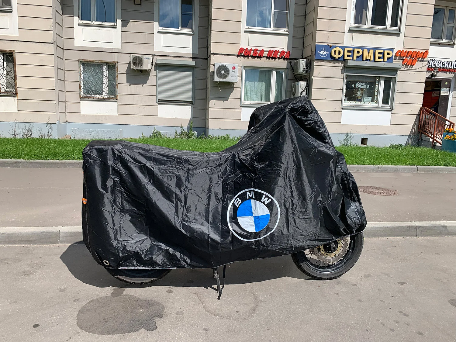 Чехол для мотоцикла с логотипом BMW - миниатюра 3